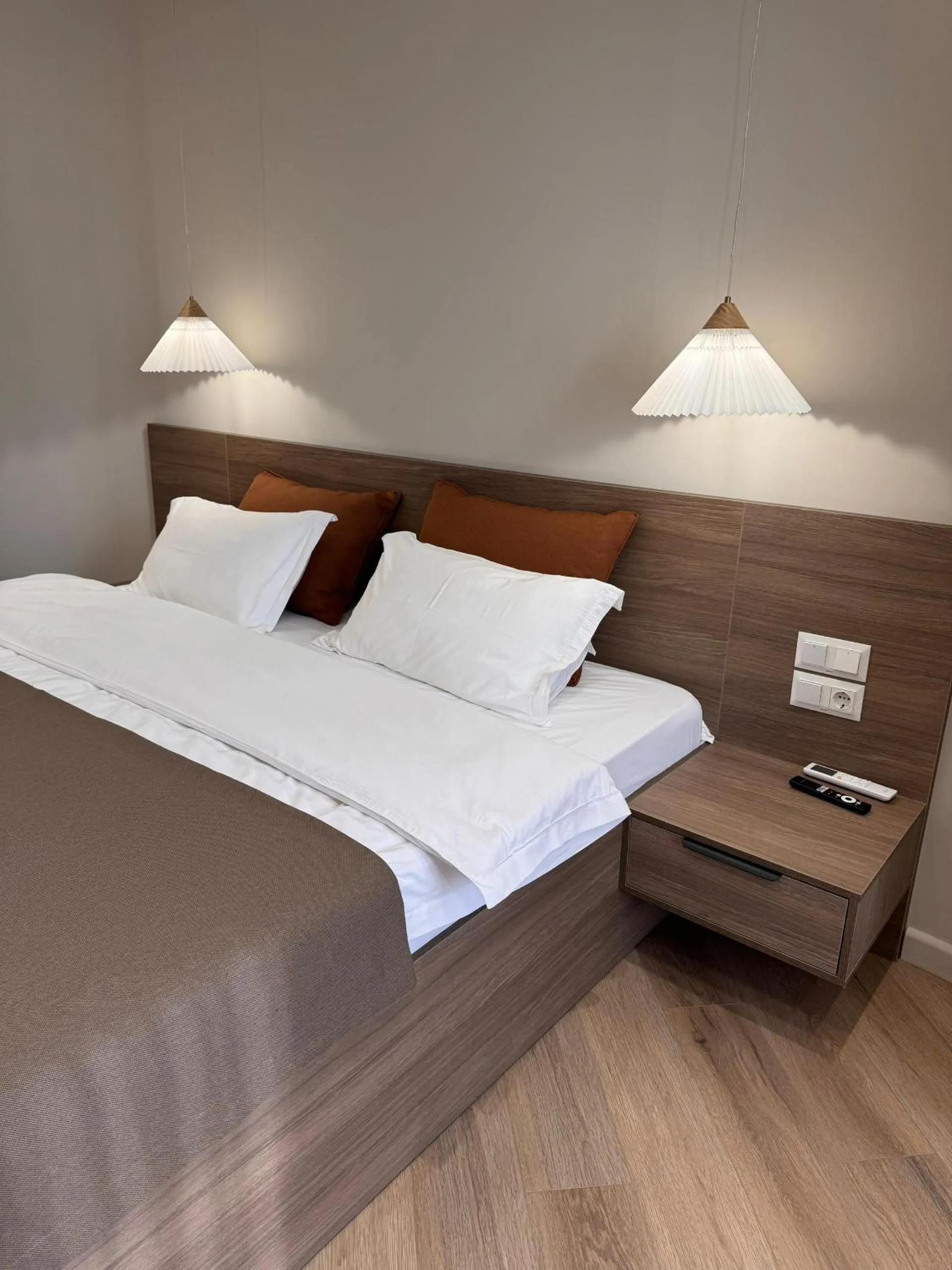 Bed in Bugu Hotel Bishkek