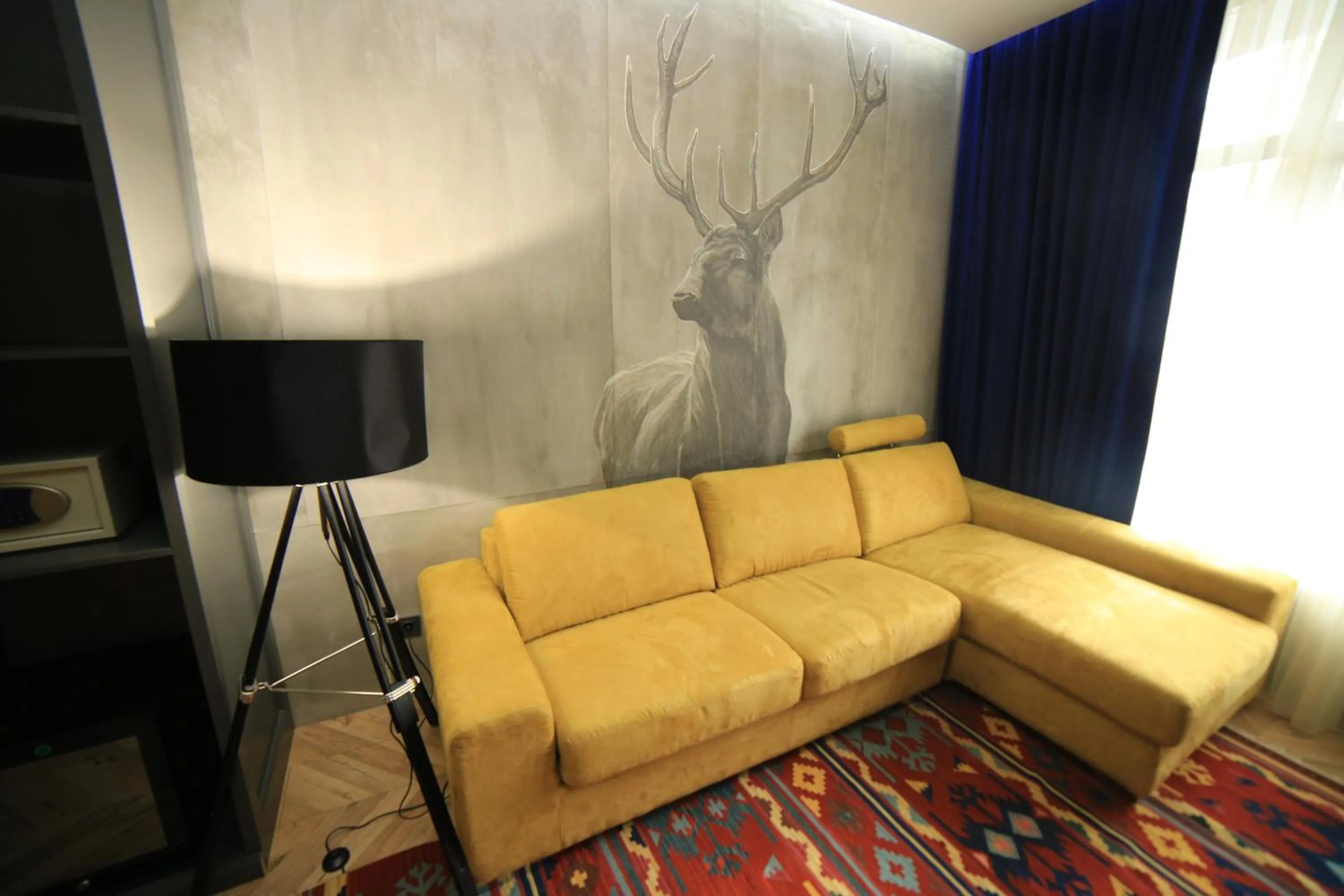 Decorative detail in Bugu Hotel Bishkek