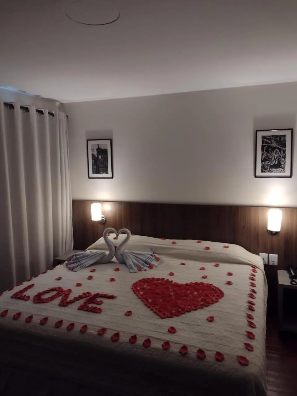 Bed in Hotel Dom Rafael Premium