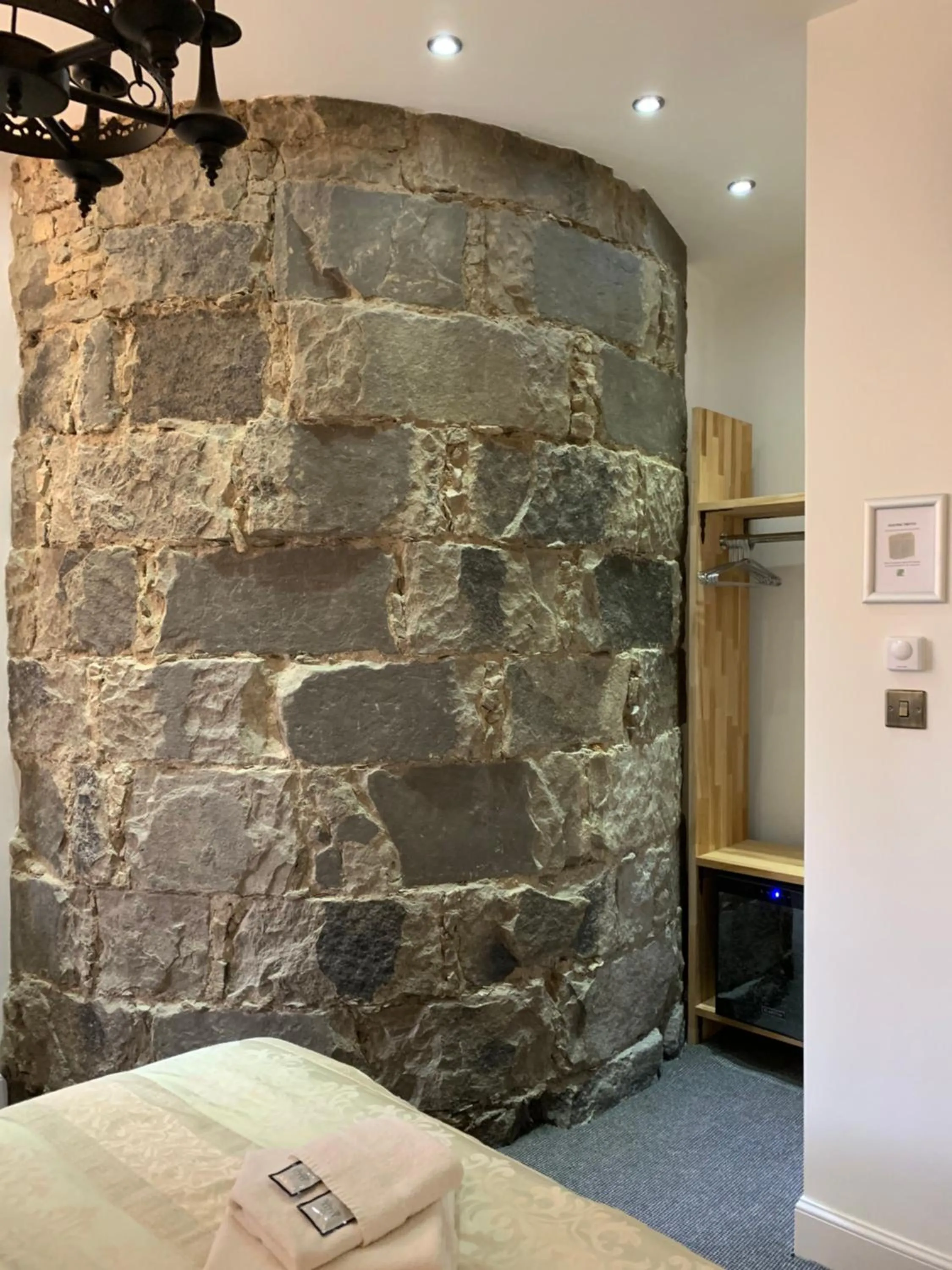 Decorative detail, Bed in Royal Mile Suites by the Castle