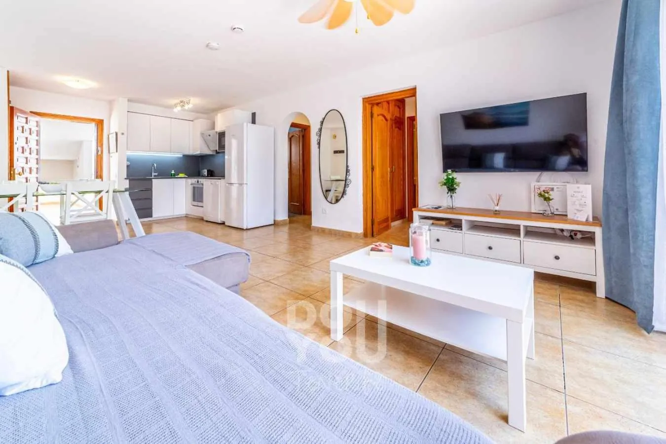 TV and multimedia, Bed in Apartment Fairways Club