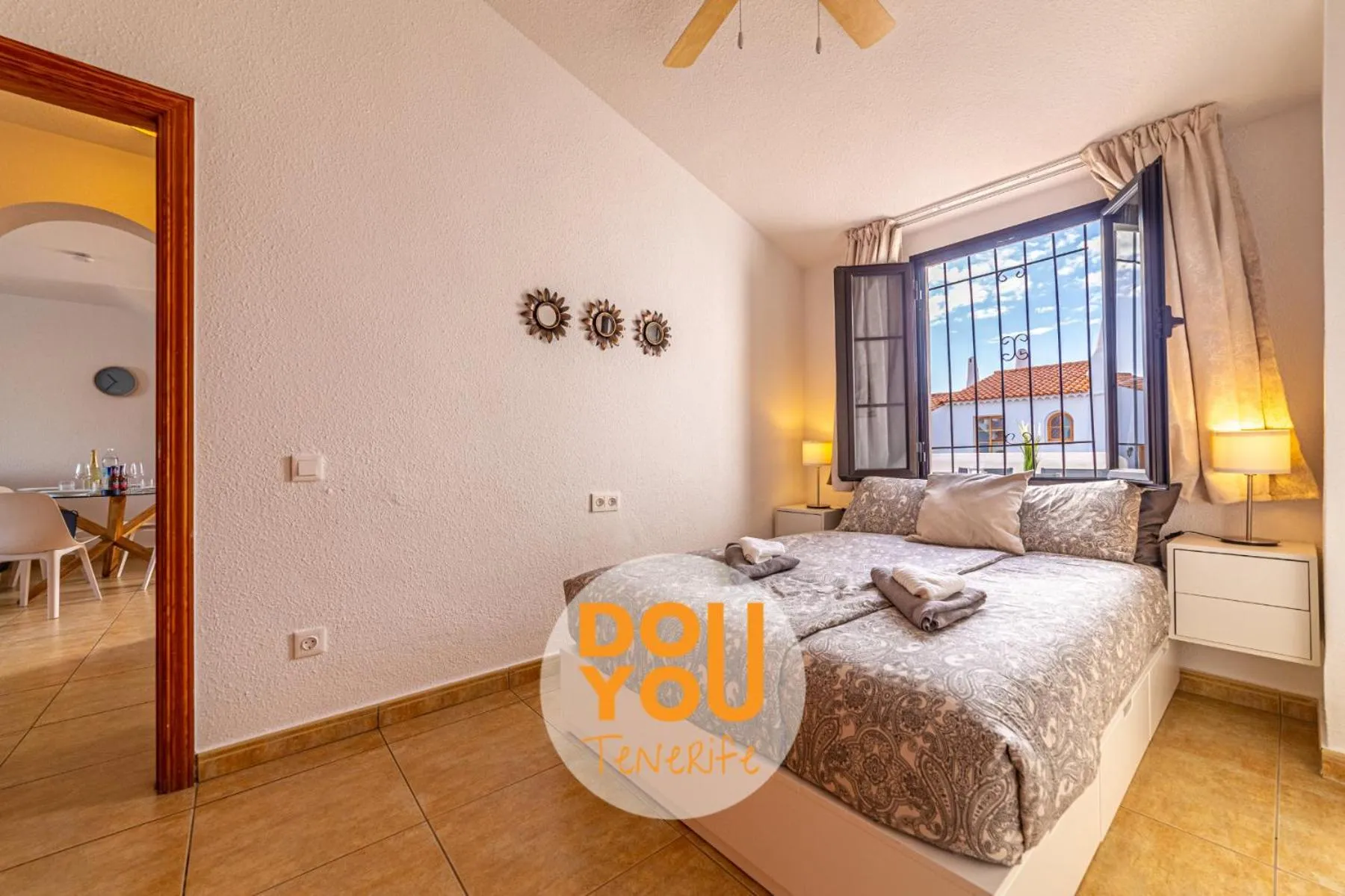 Bedroom, Bed in Apartment Fairways Club