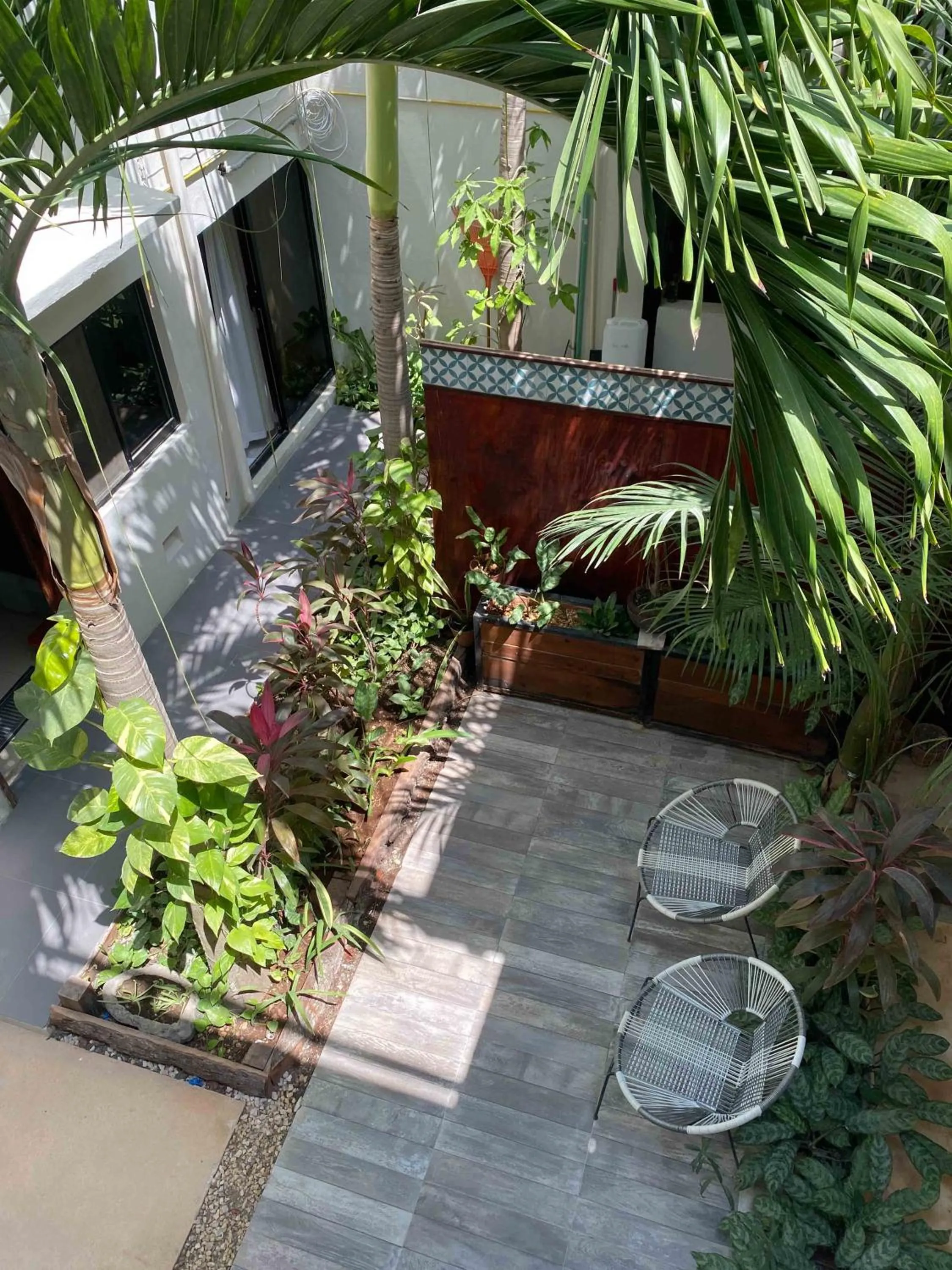 Patio in Hotel Siesta Holbox