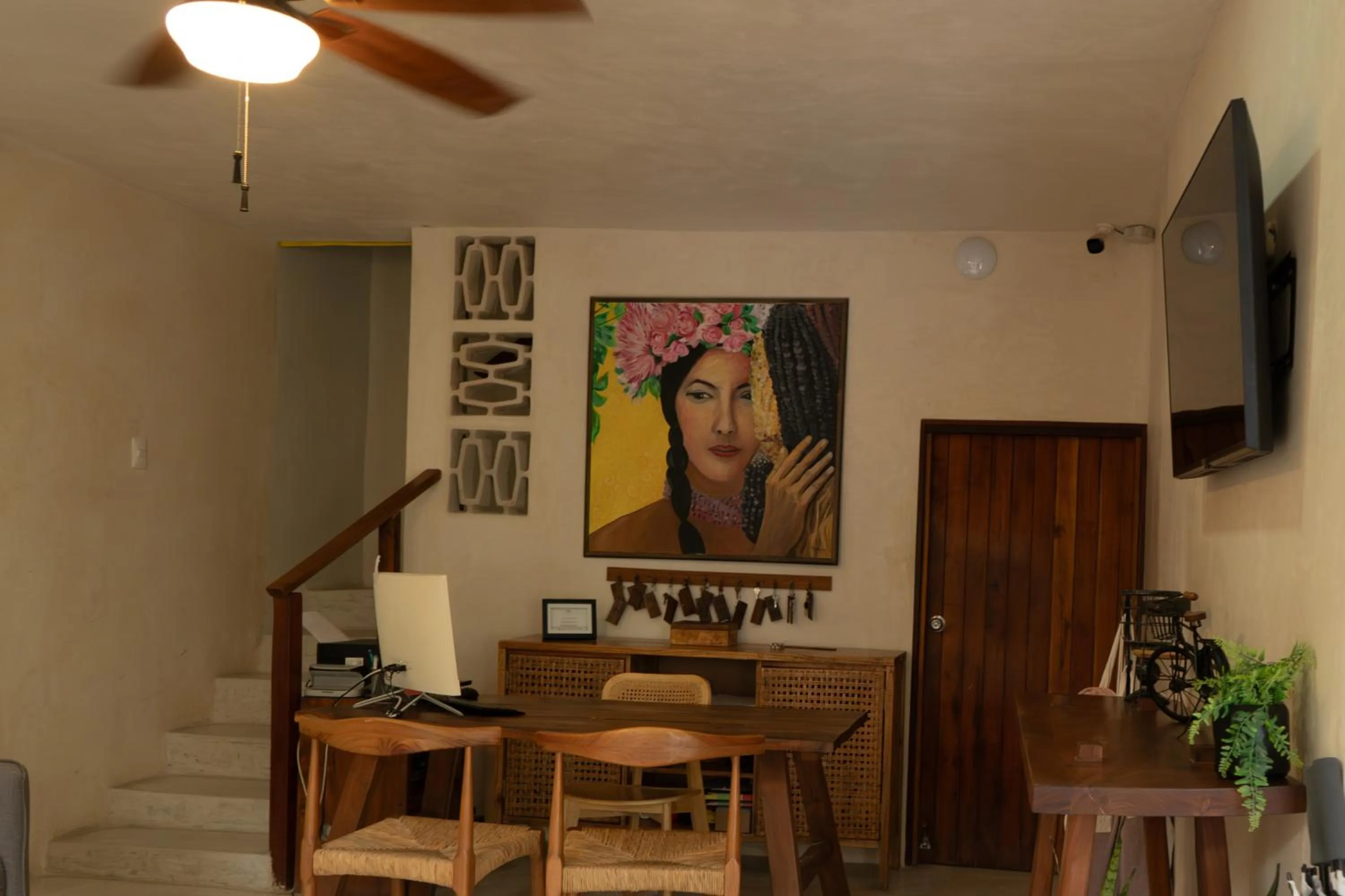 Lobby or reception in Hotel Siesta Holbox