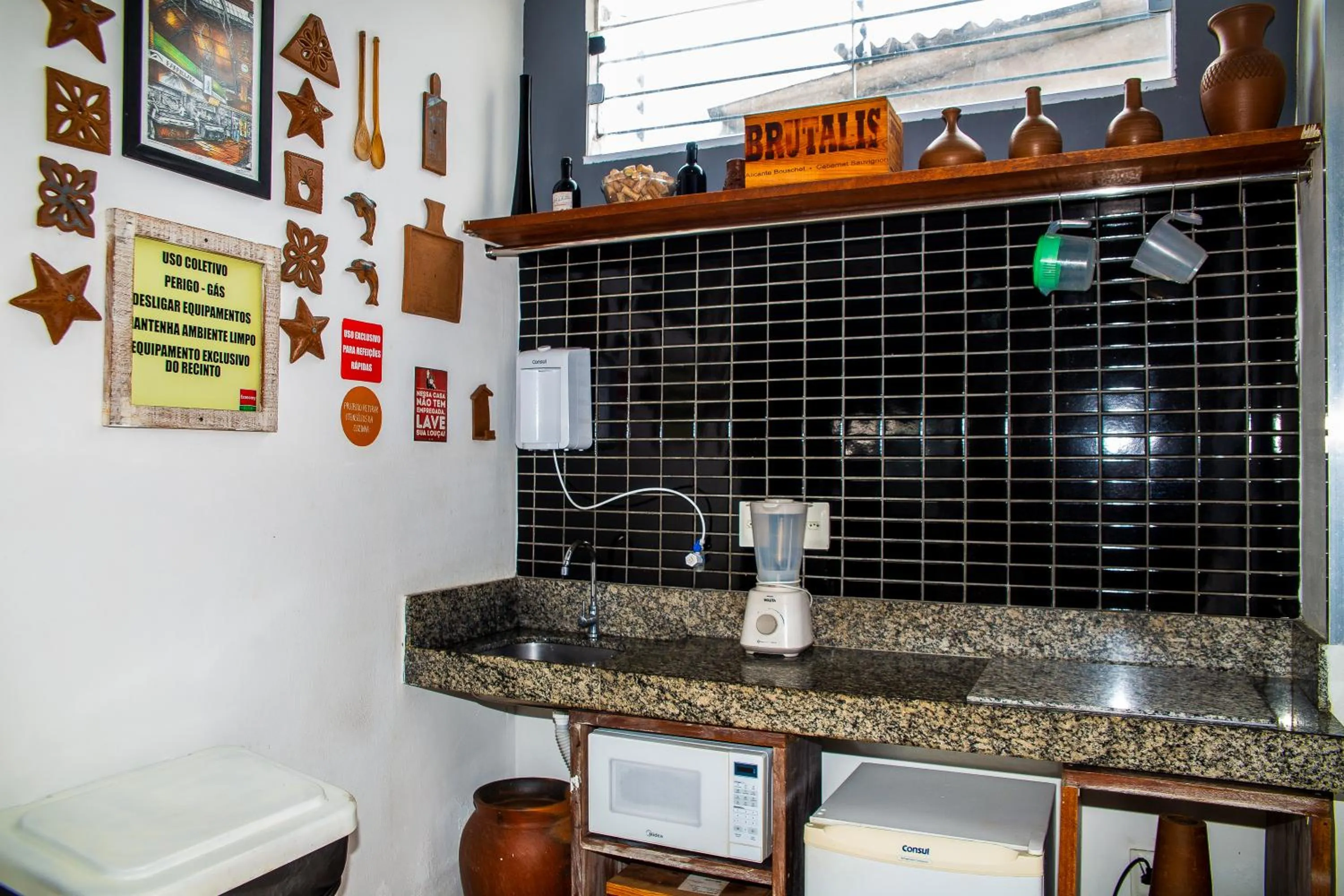 Communal kitchen in Economy Suites