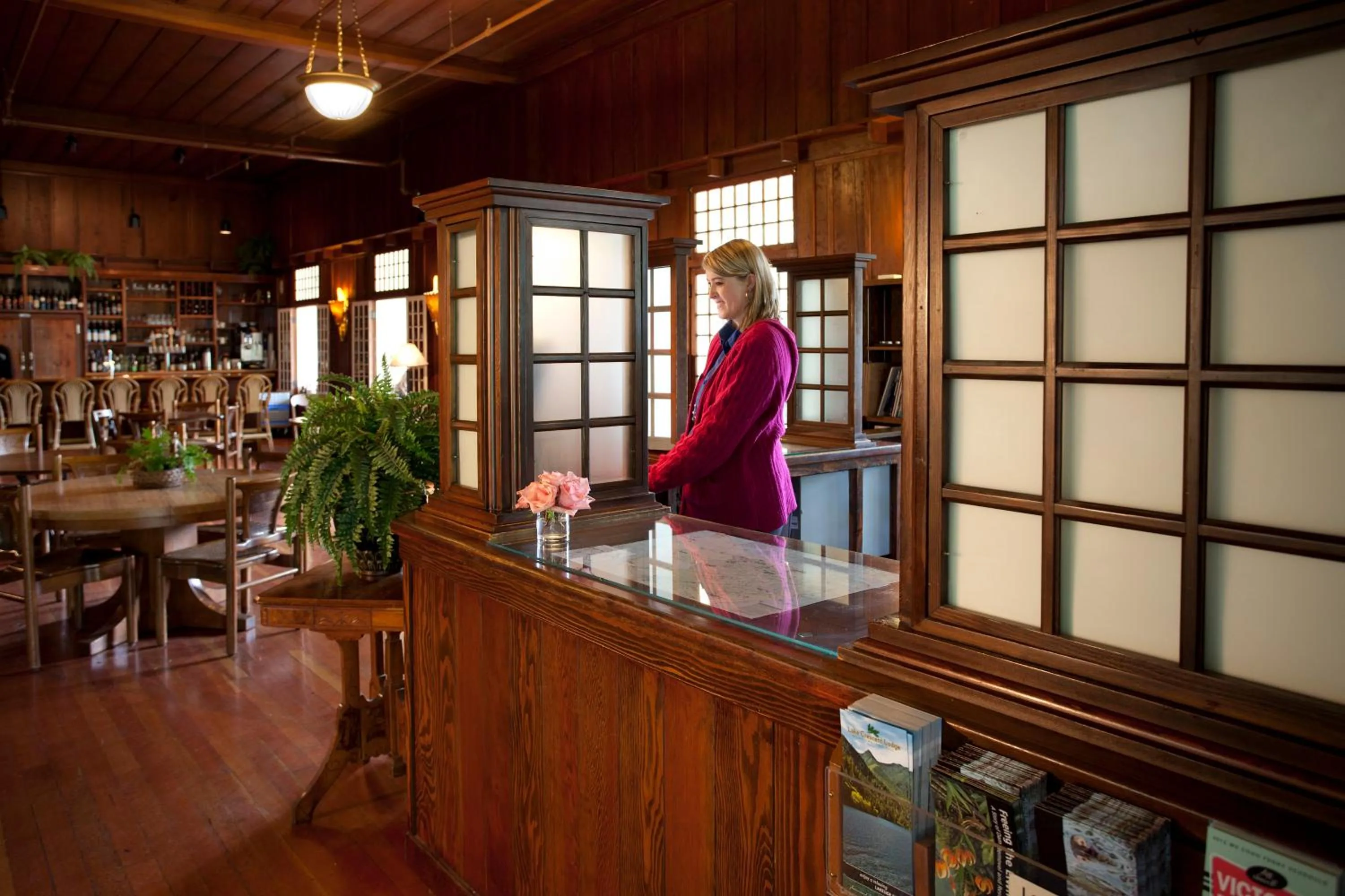 Staff in Lake Crescent Lodge