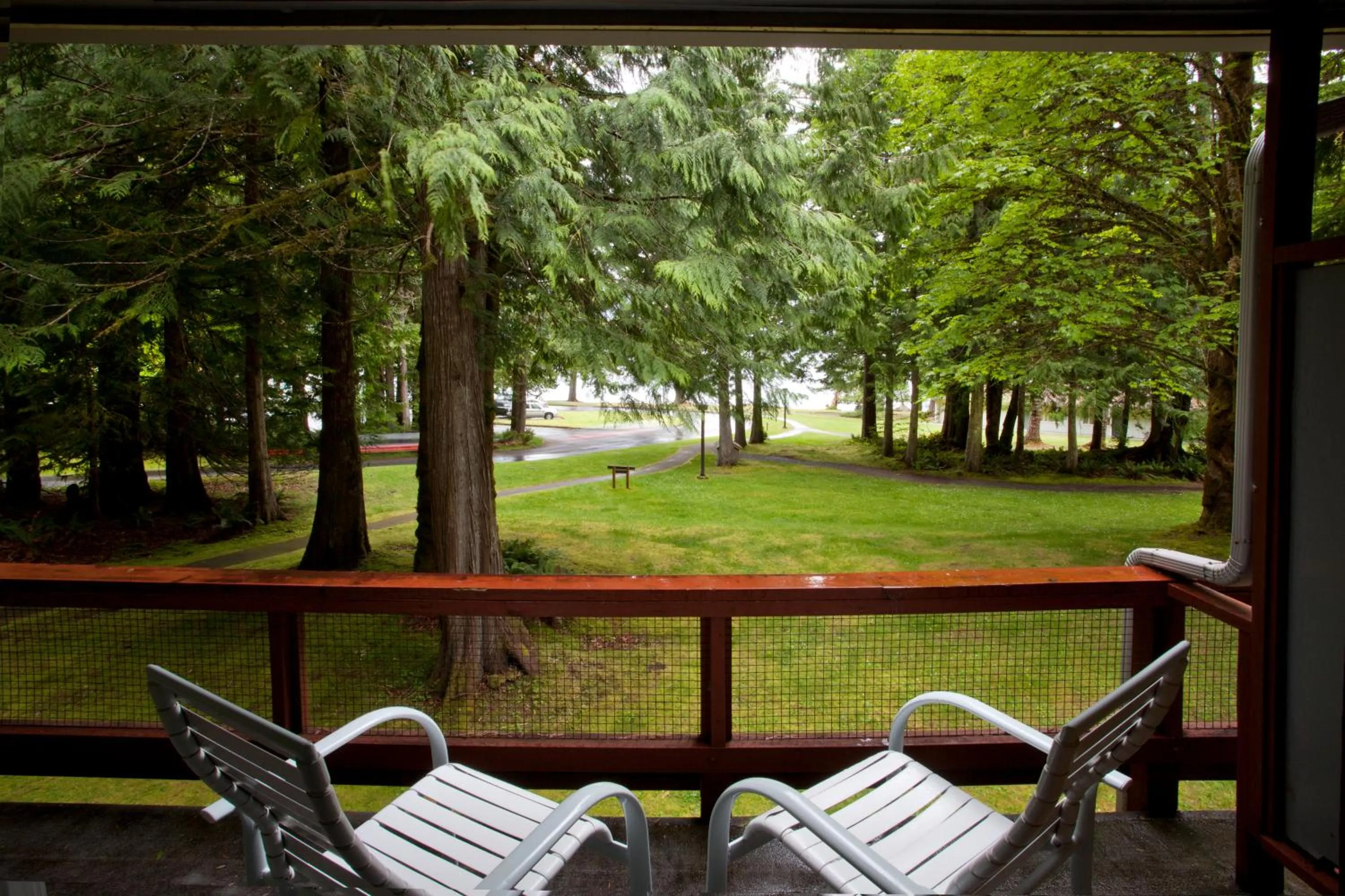 Balcony/Terrace in Lake Crescent Lodge