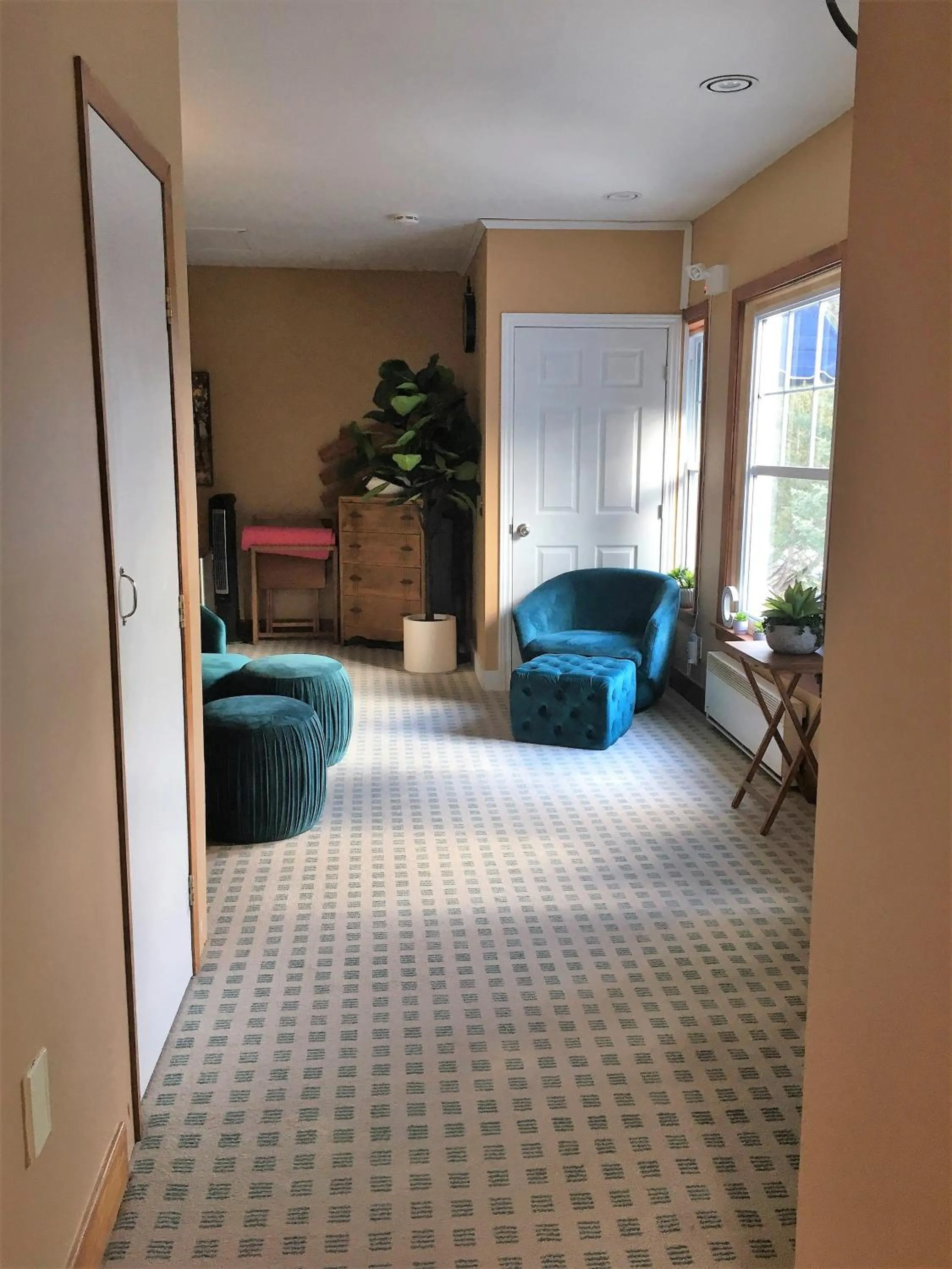 Seating area in Auberge Clos-Joli