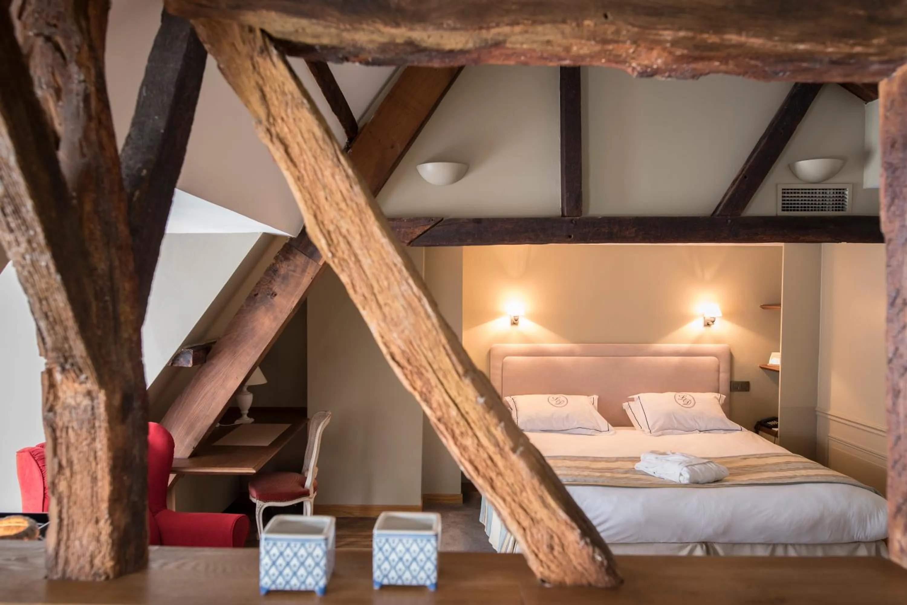 Bedroom, Bed in Hotel le Dixseptieme