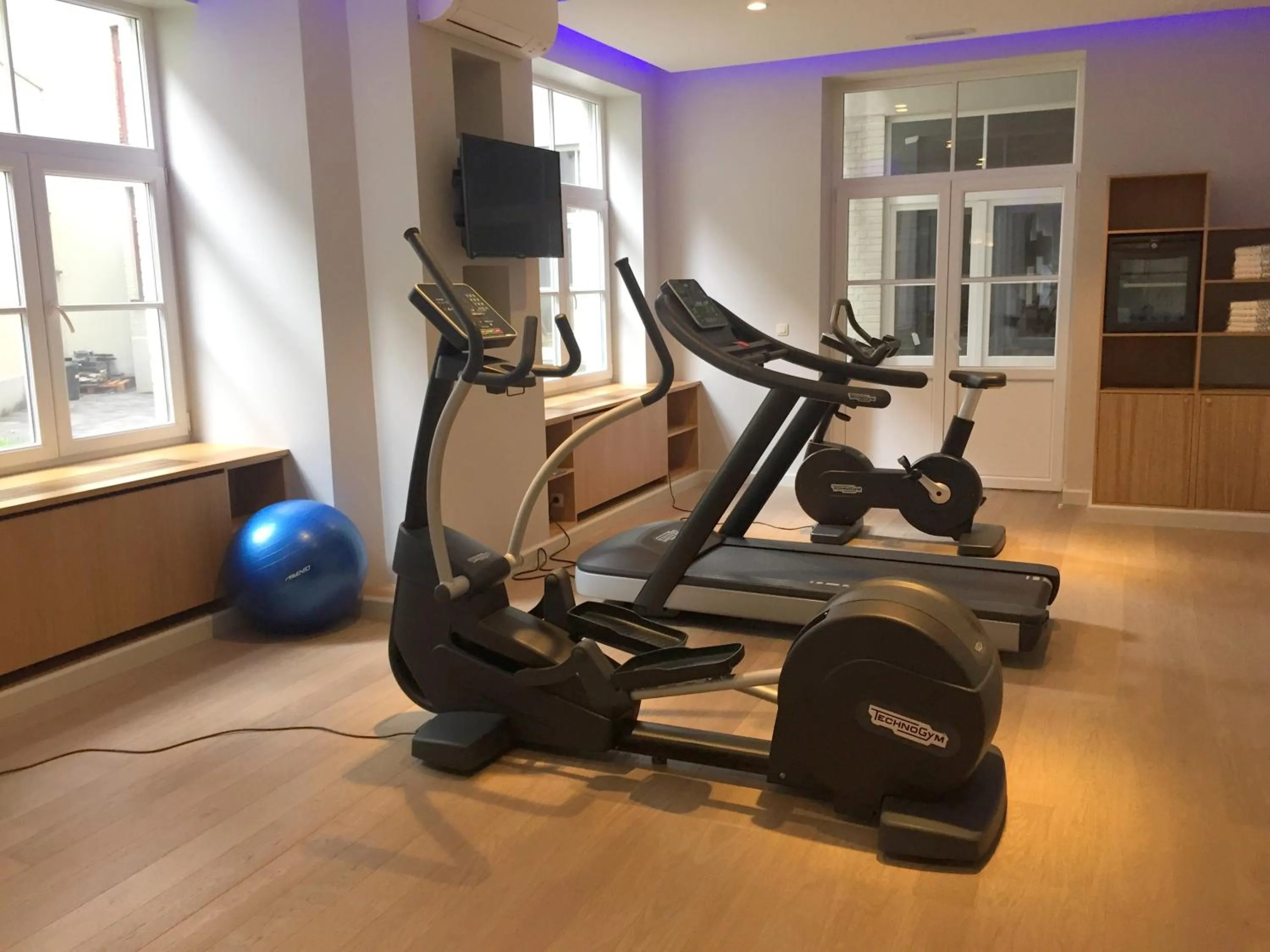 Fitness centre/facilities in Hotel le Dixseptieme