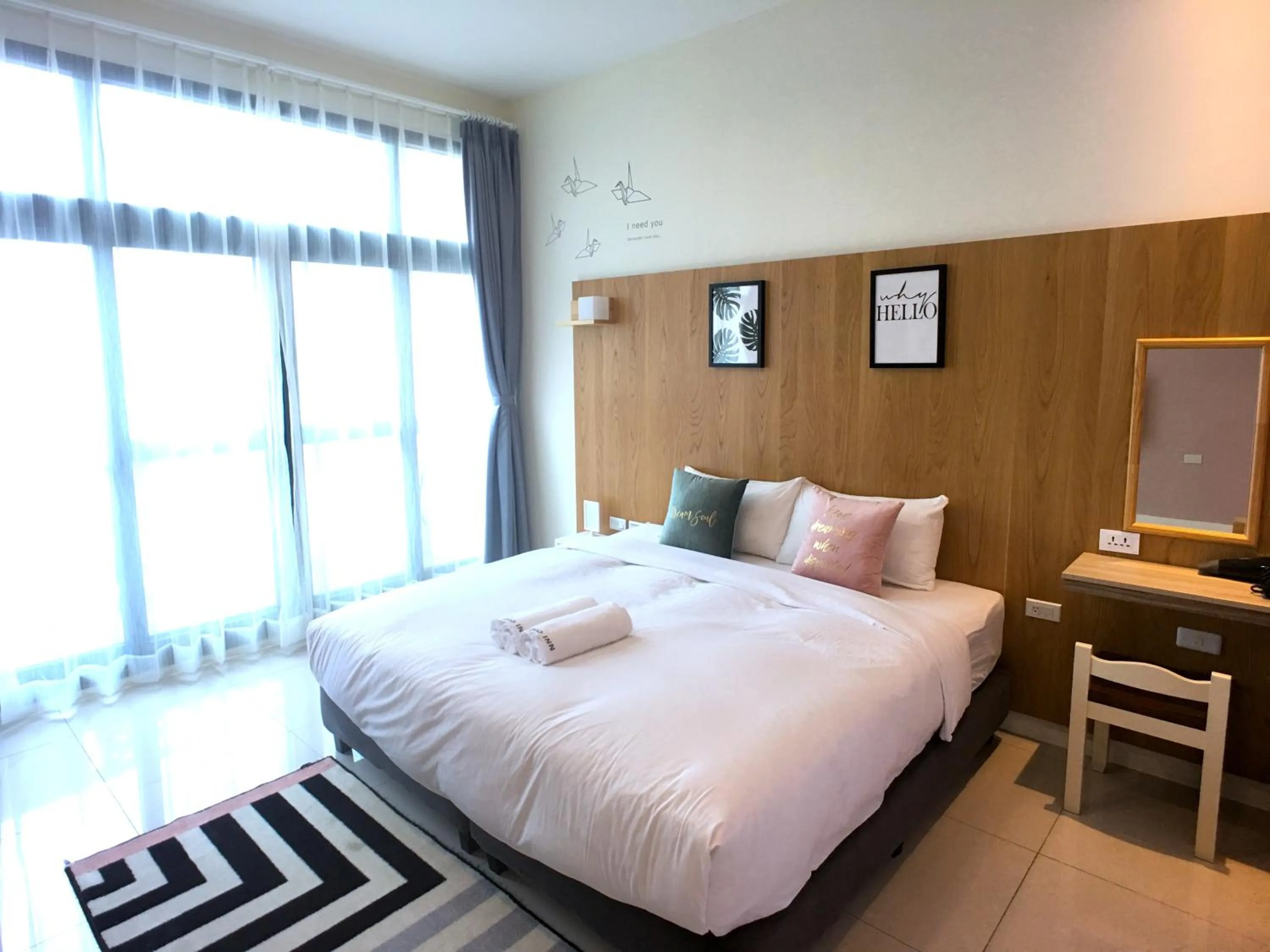 Bed in Kenting Dio Inn