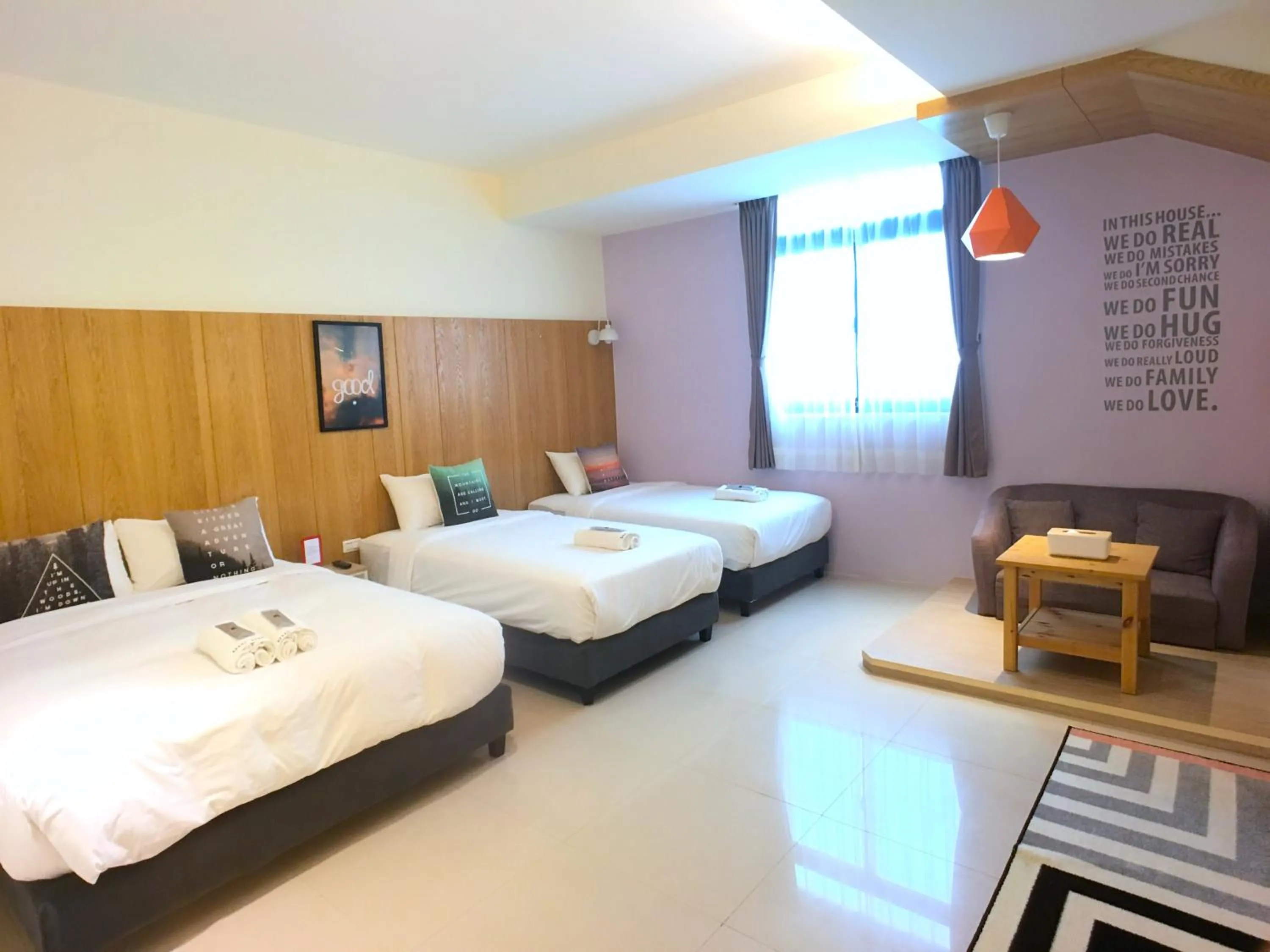 Bed in Kenting Dio Inn