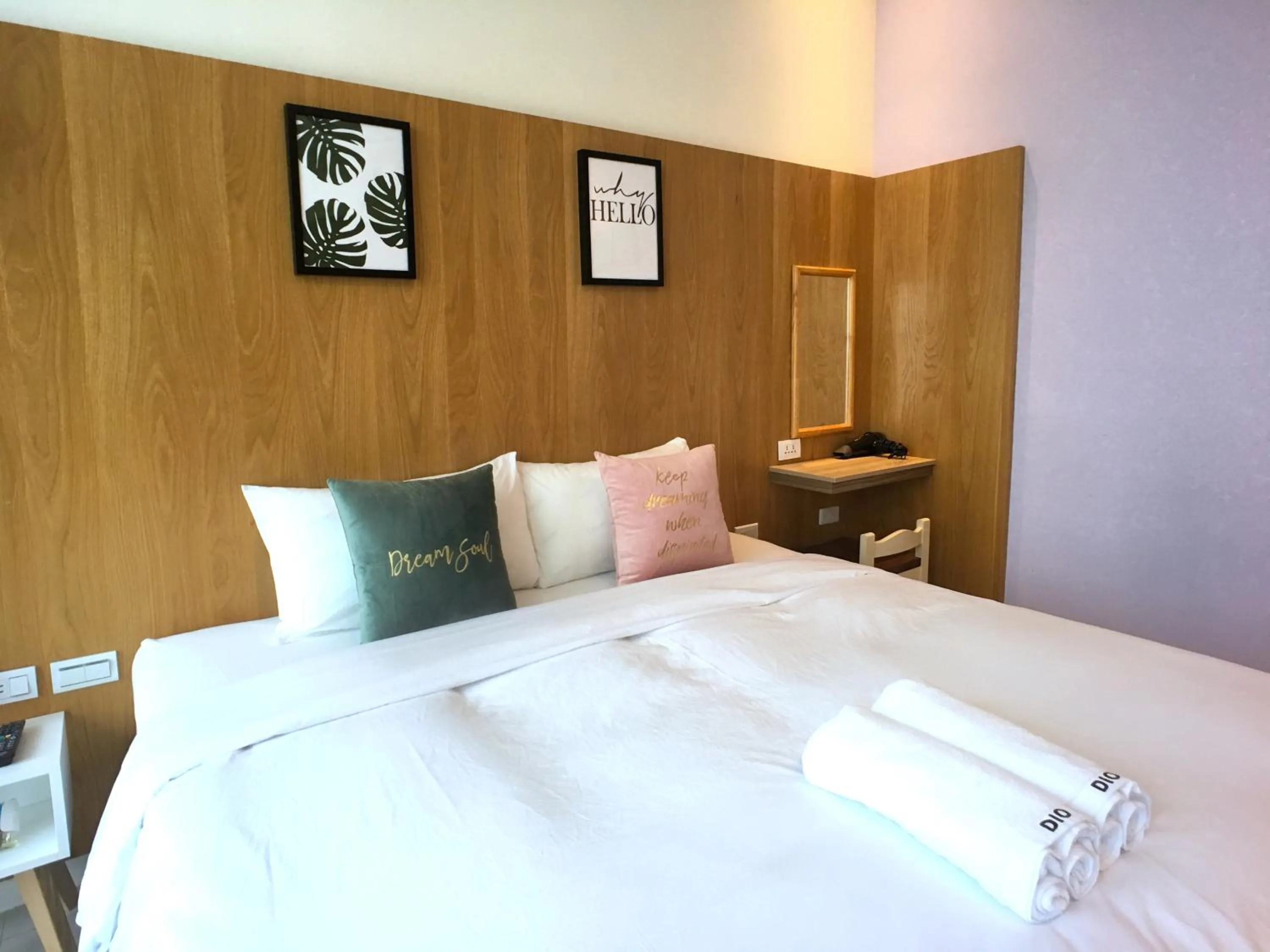 Bed in Kenting Dio Inn