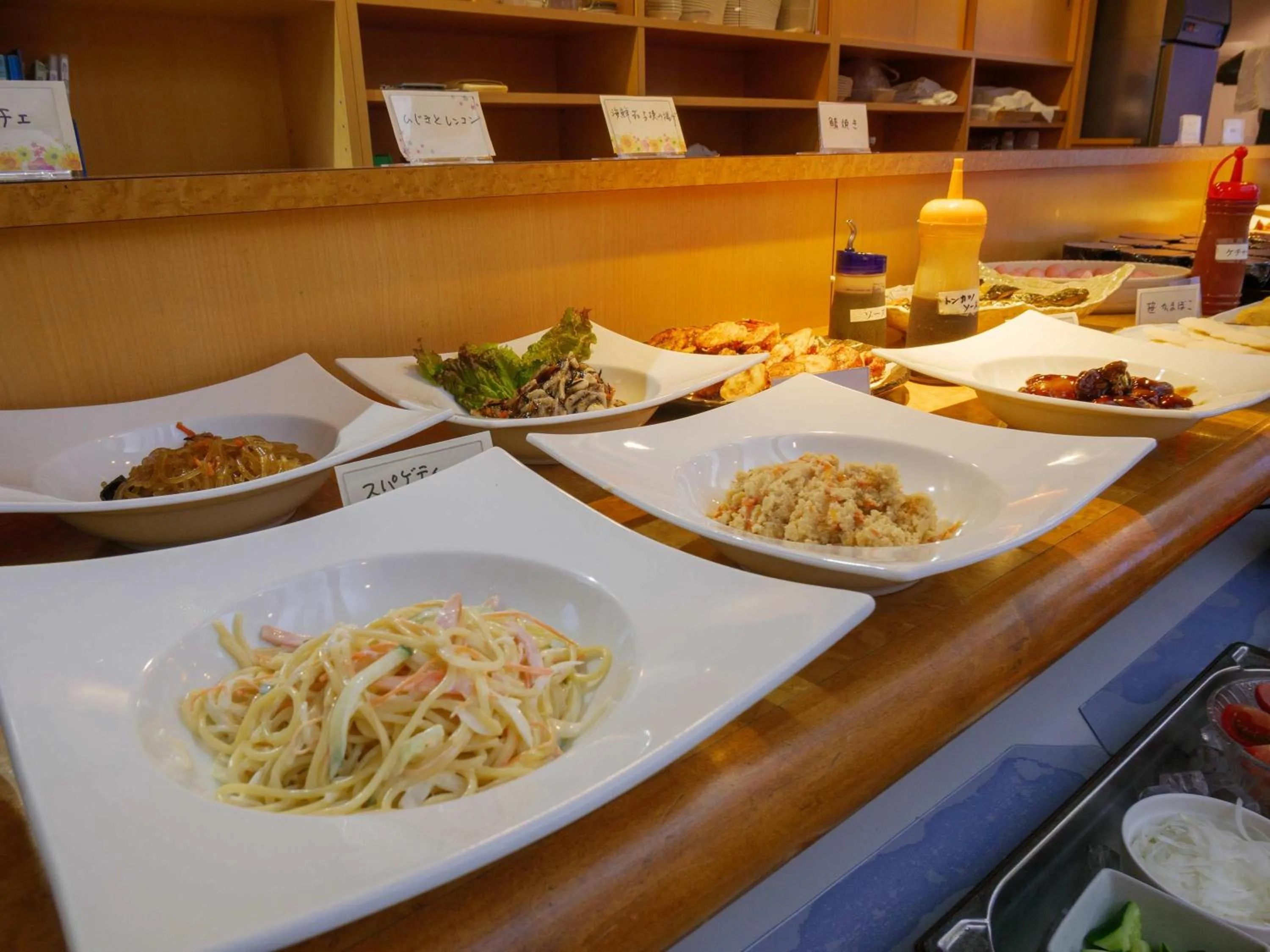 Buffet breakfast in APA Hotel Miyazaki Nobeoka Chuo