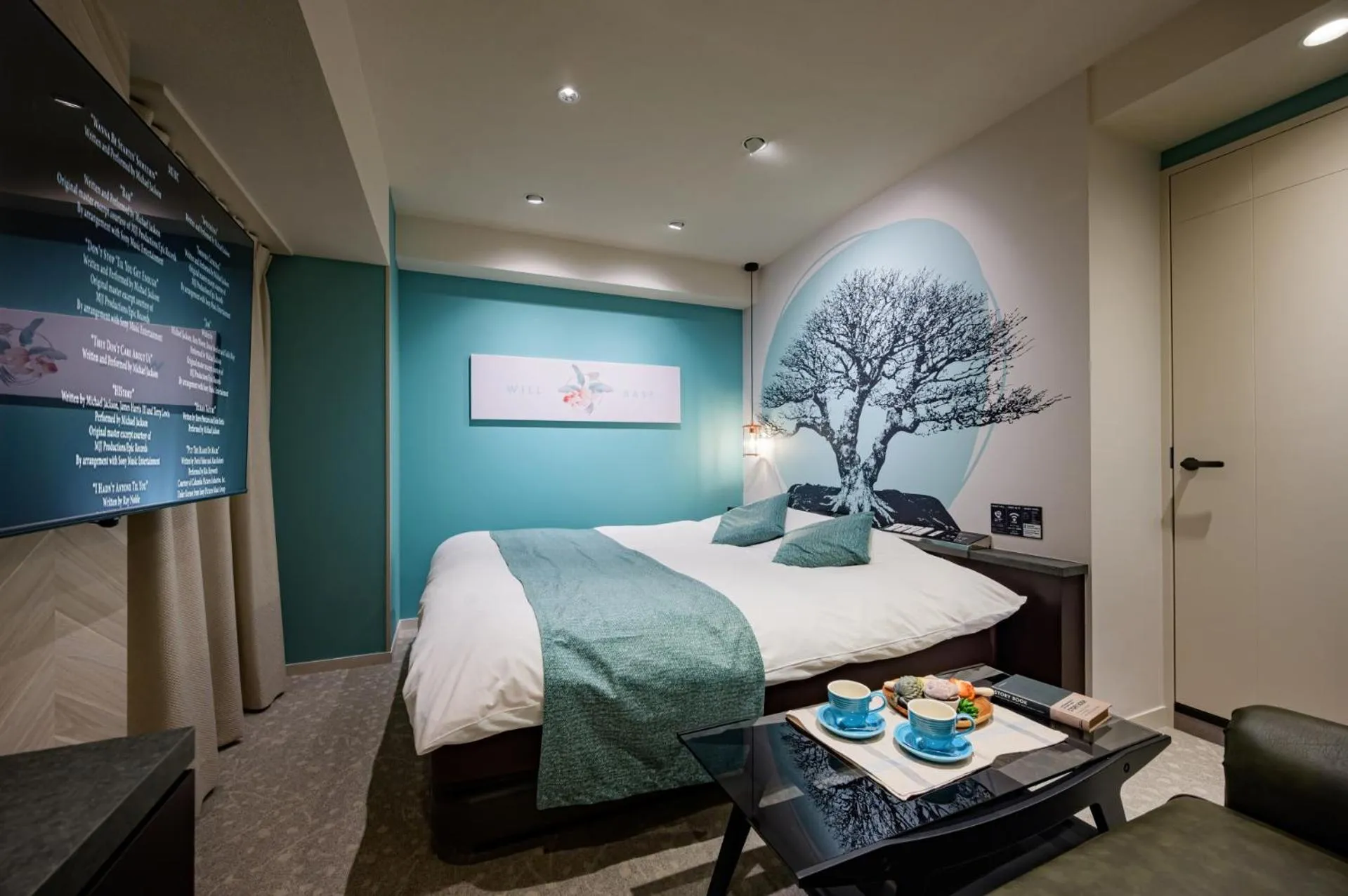 Bed in Hotel WILL BASE 鶴見