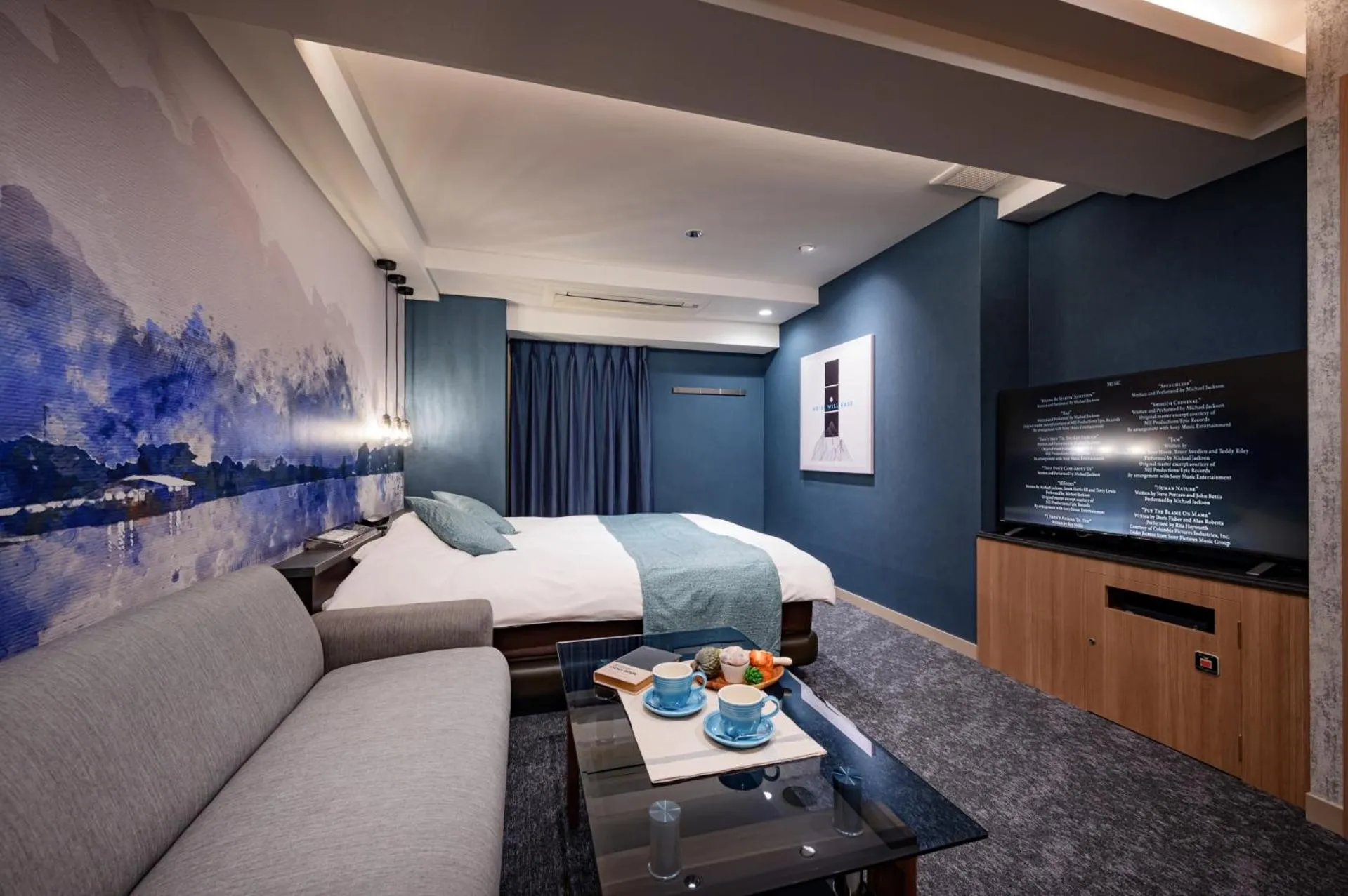 Bed in Hotel WILL BASE 鶴見