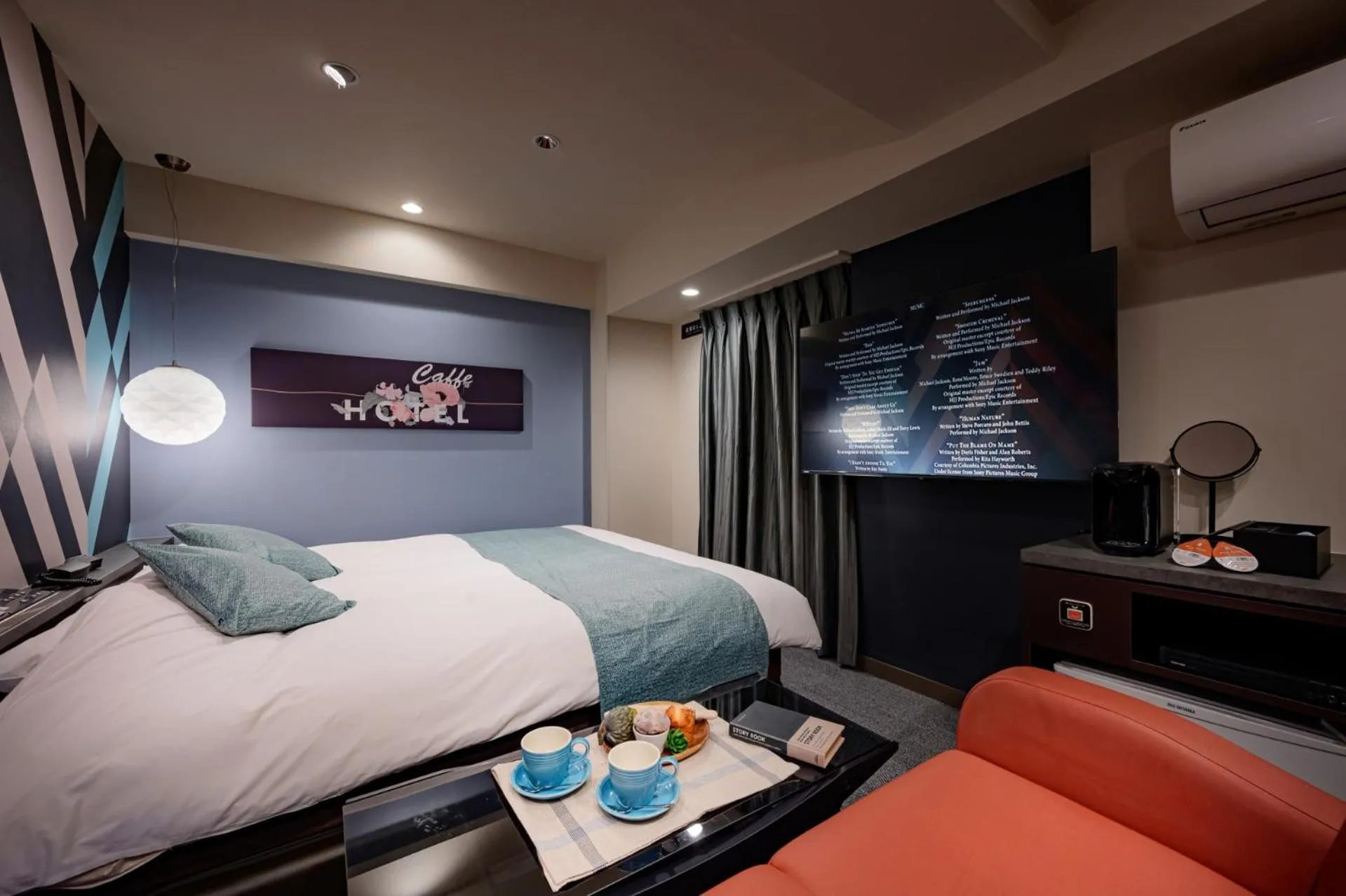 Bed in Hotel WILL BASE 鶴見