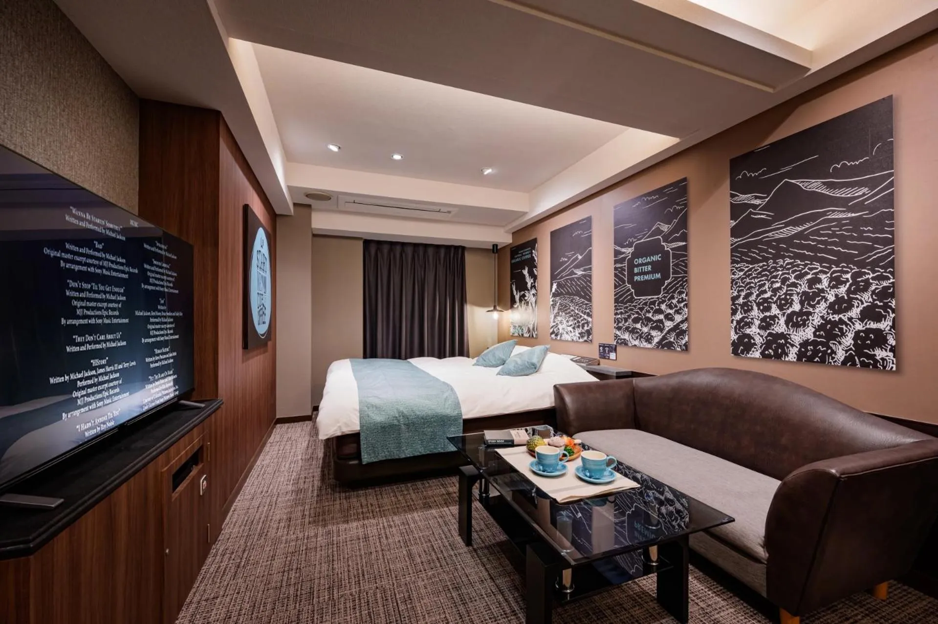 Bed in Hotel WILL BASE 鶴見