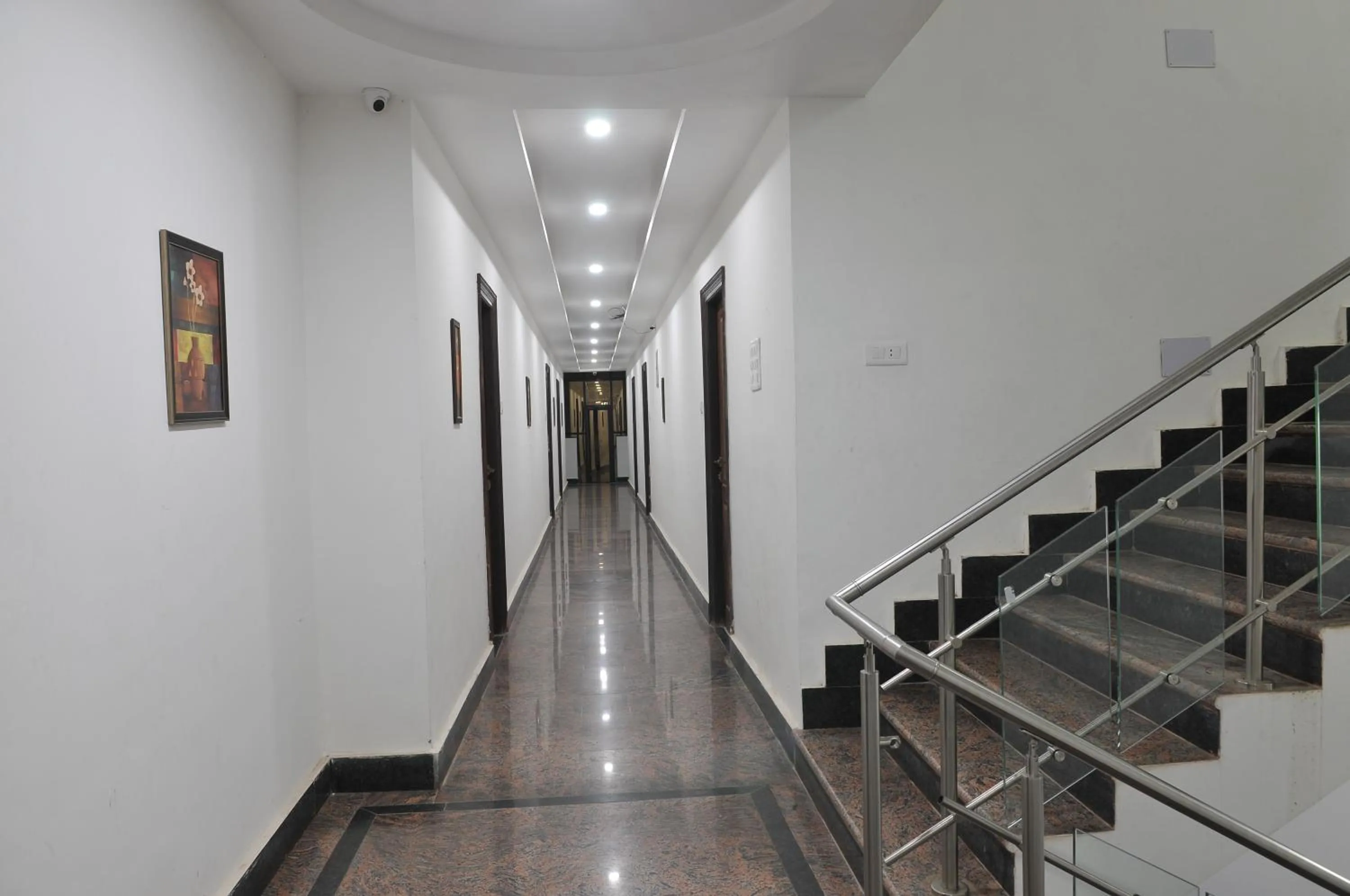 Lobby or reception in New Hotel Shiva