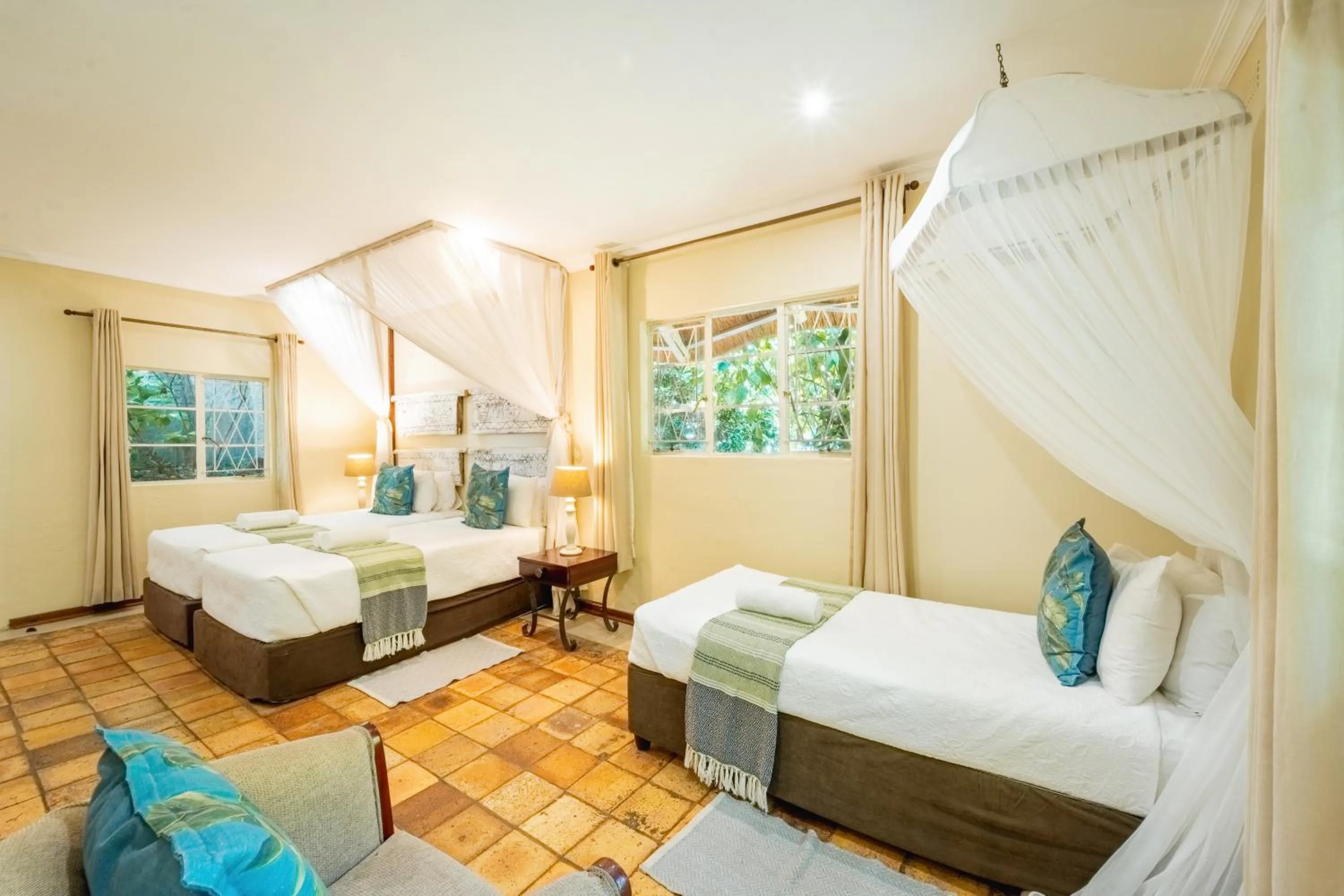 Bed in Bayete Guest Lodge