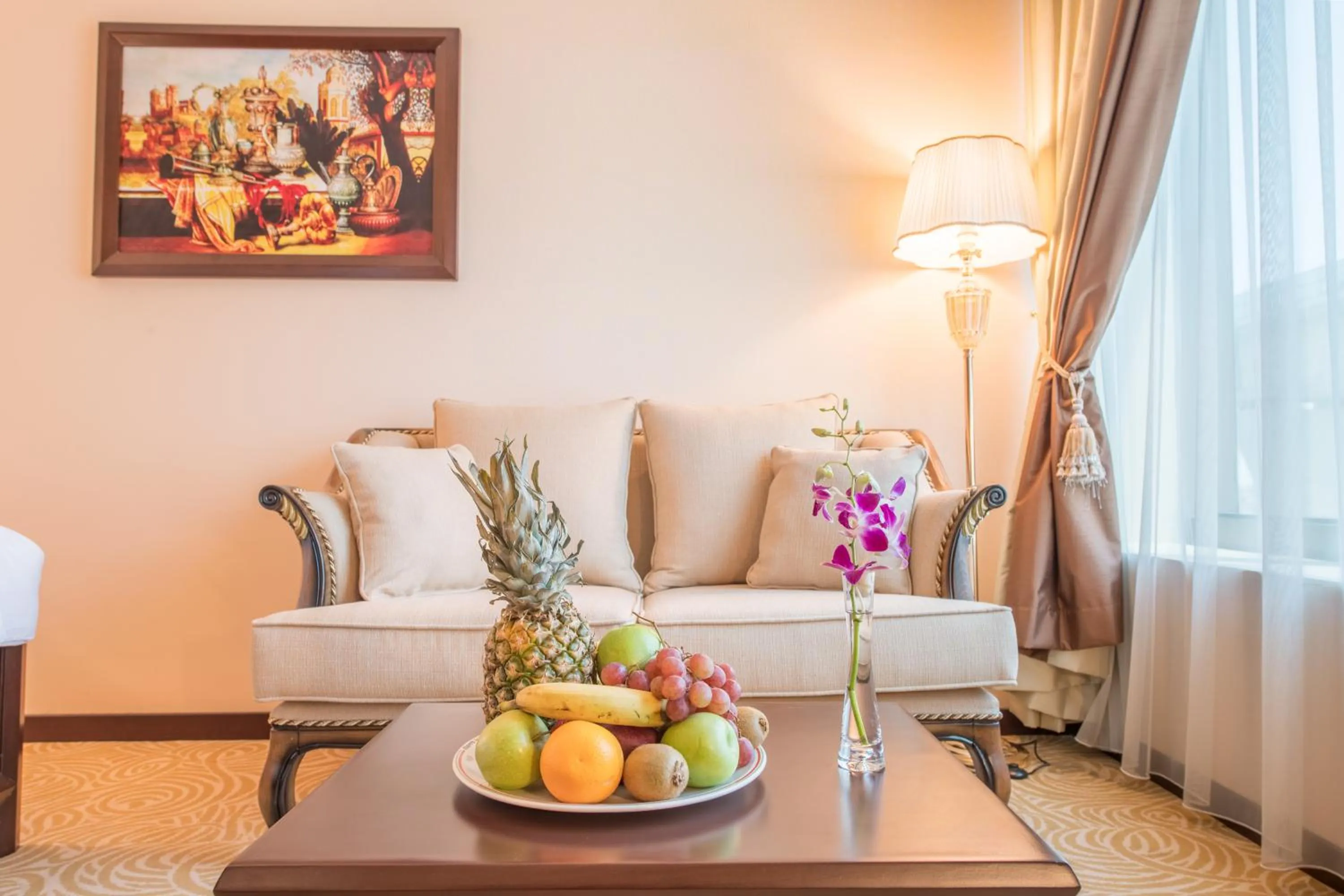 Seating area in Melissa Hotel Riyadh