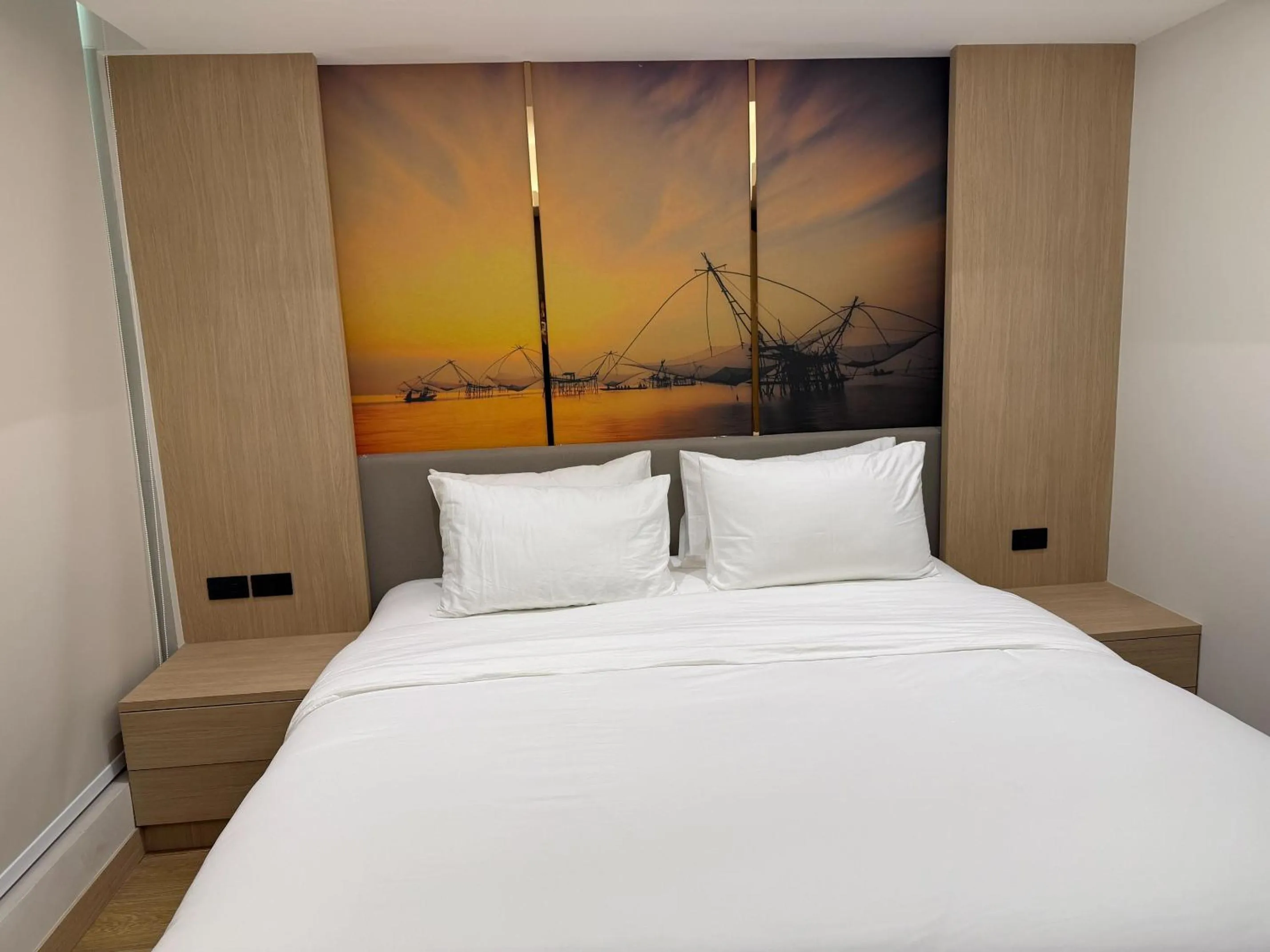 Bed in Viva Hotel Songkhla