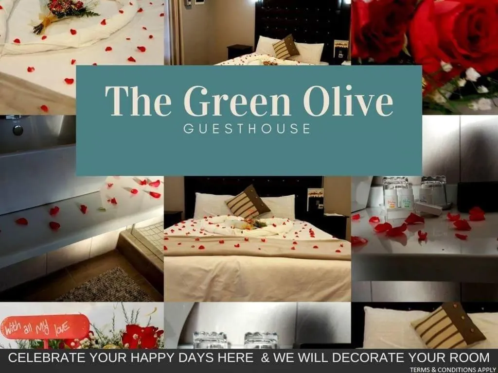 Bed in The Green Olive Guesthouse