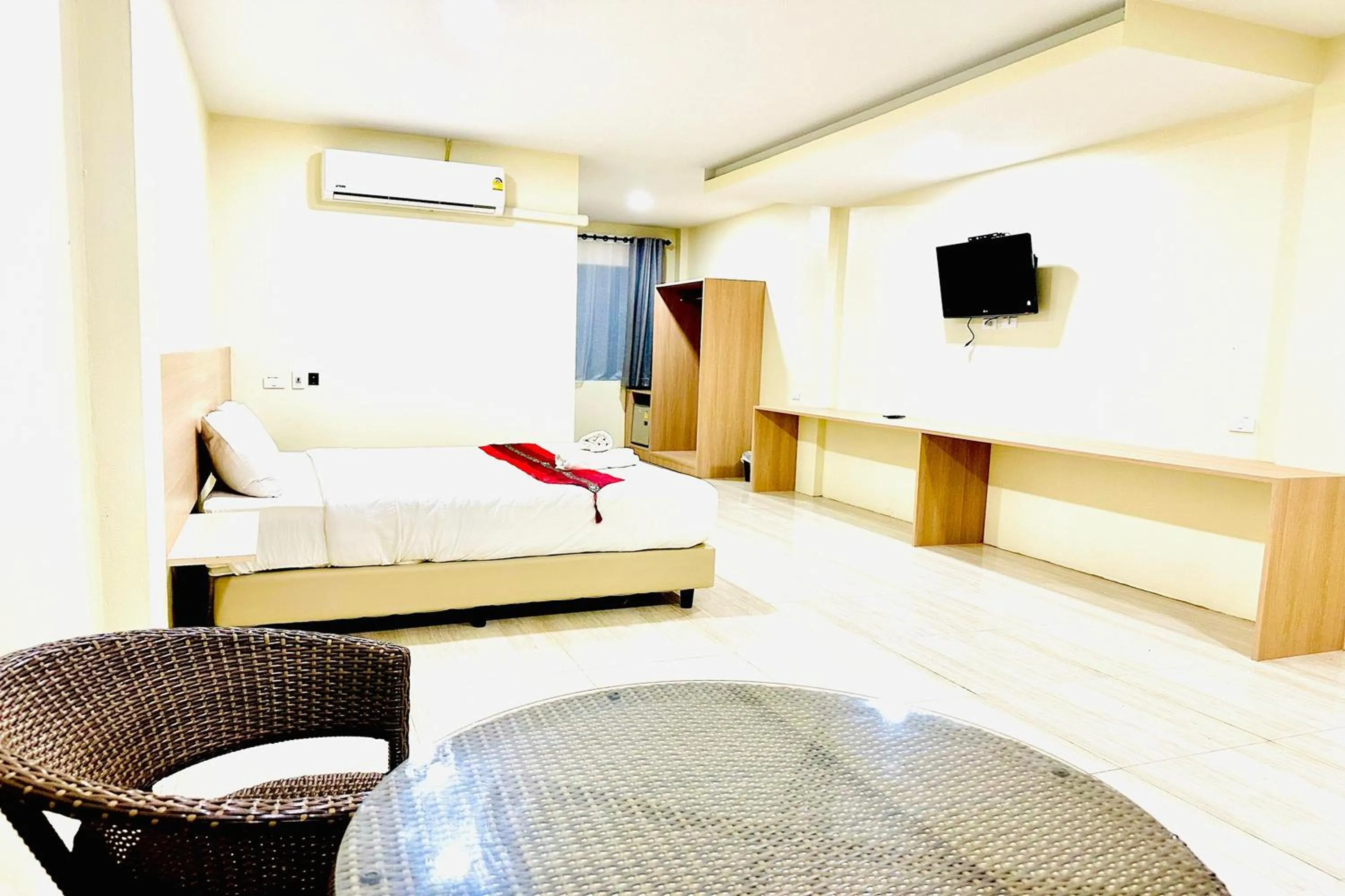 Bed in Lampang Green Garden Resort