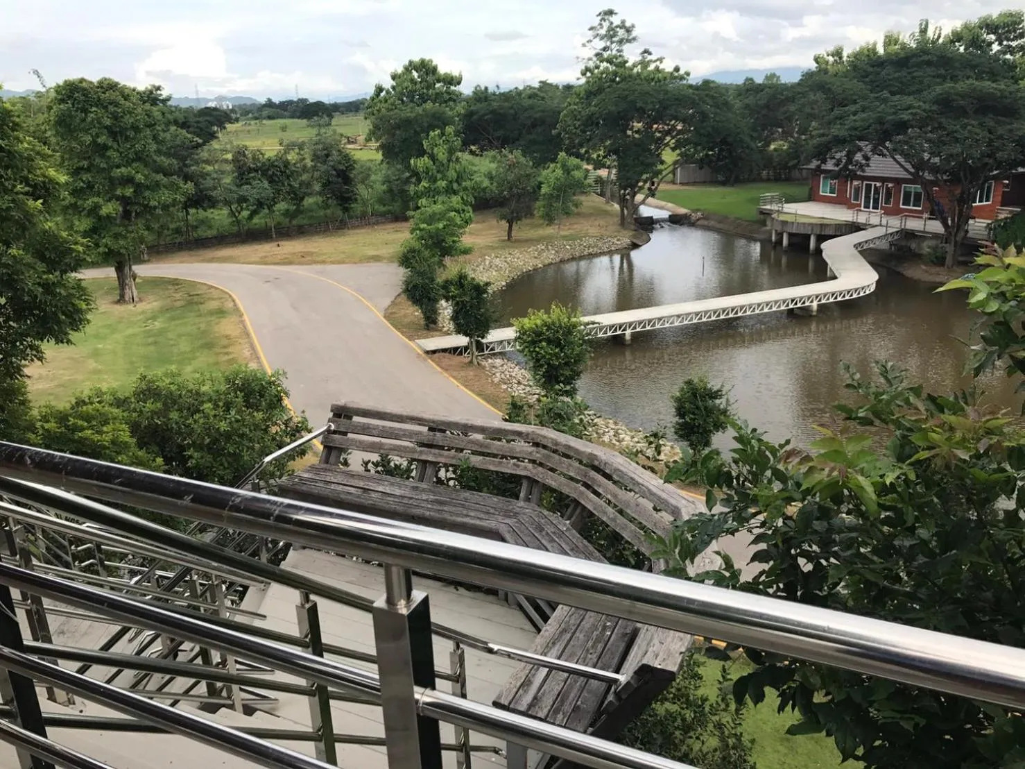 Balcony/Terrace in Lampang Green Garden Resort