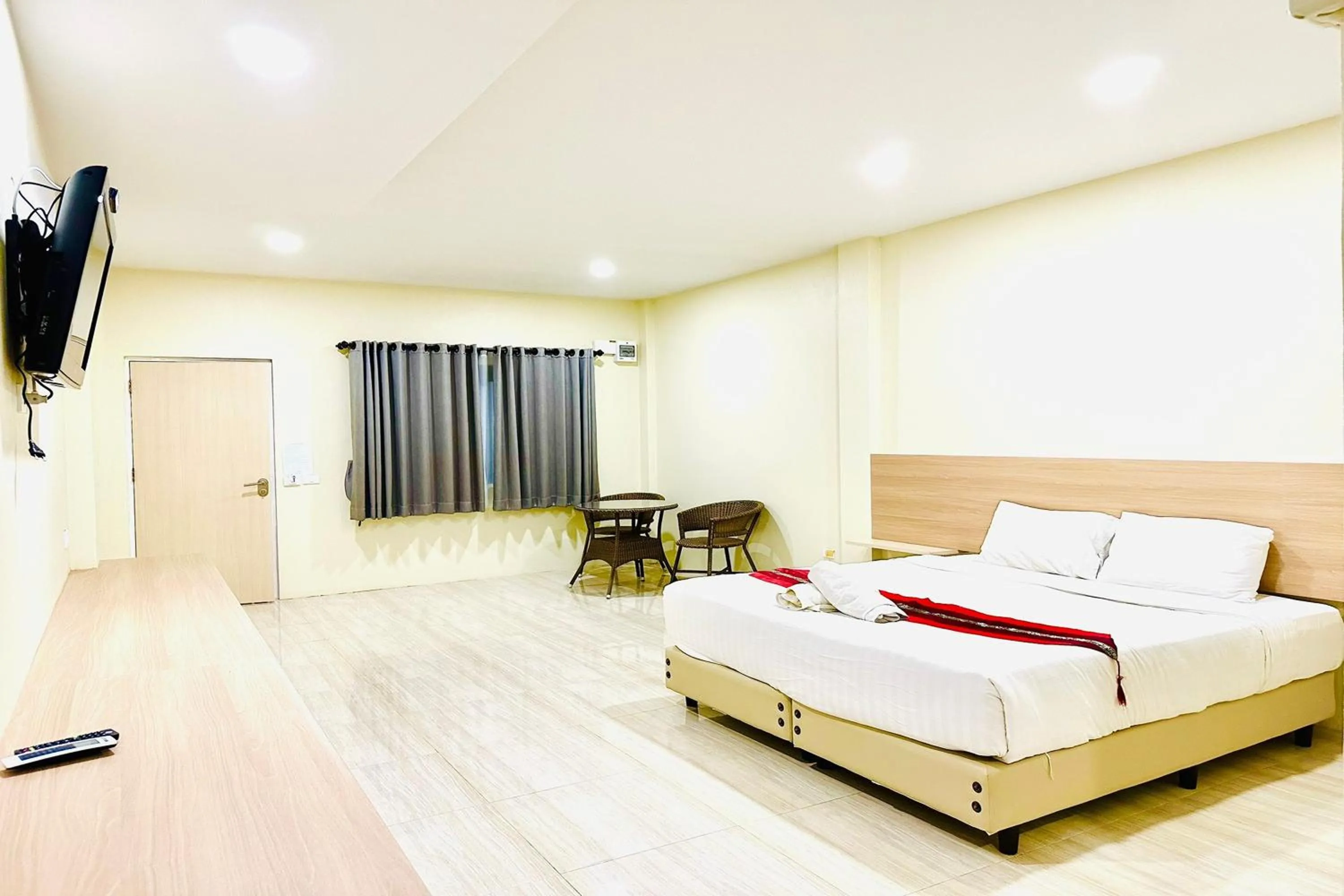 Bed in Lampang Green Garden Resort