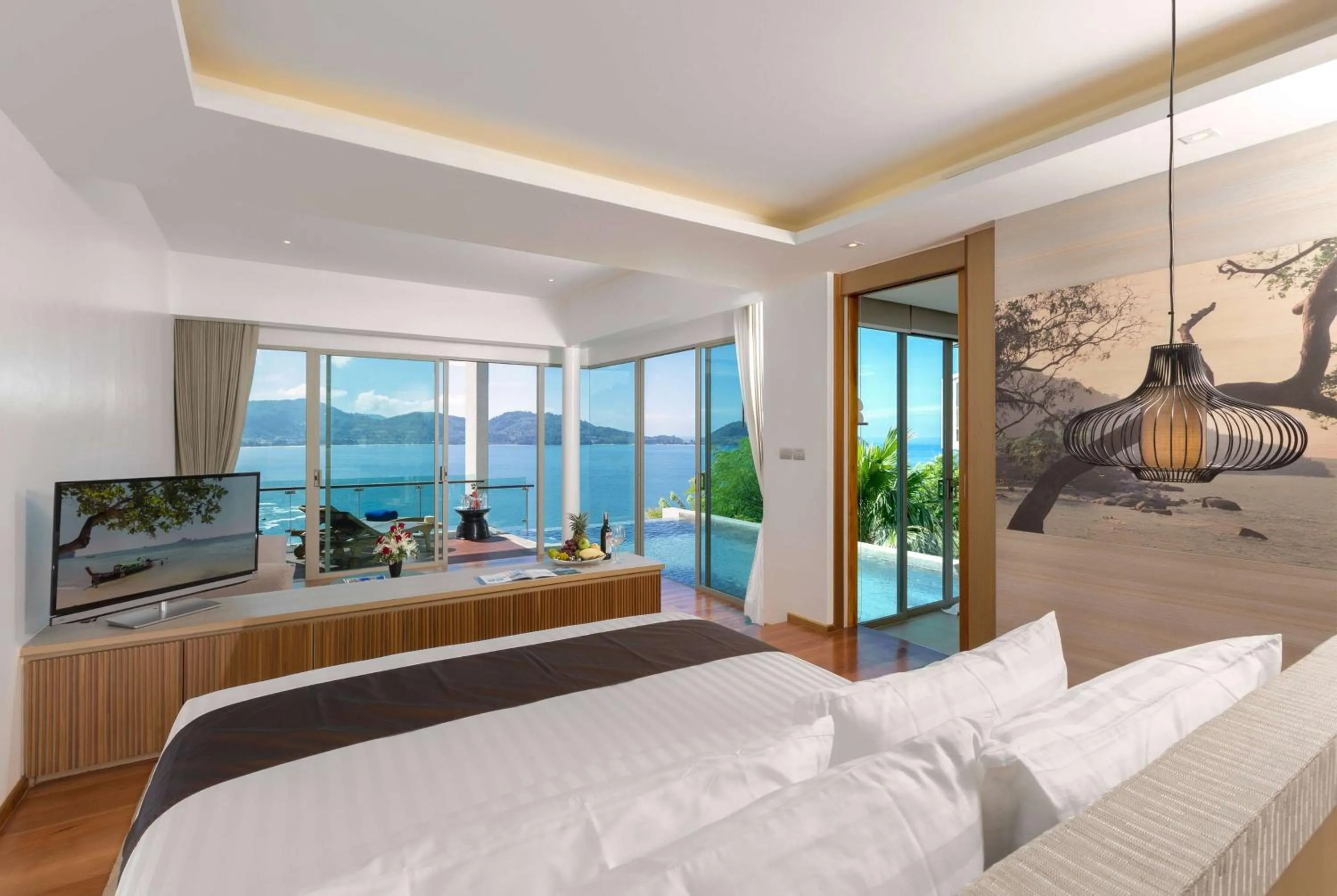 Bed in Wyndham Grand Phuket Kalim Bay