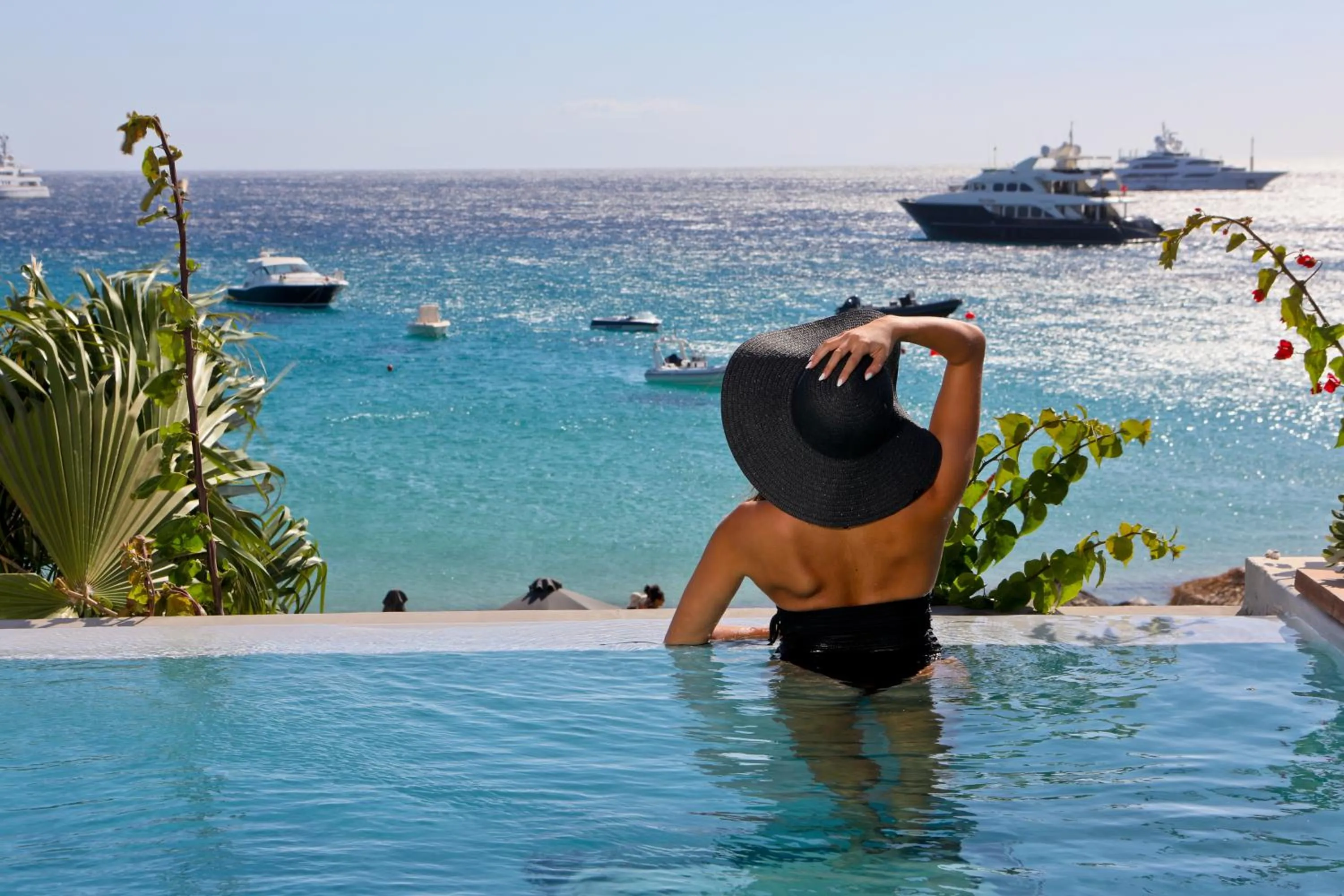 Sea view in Mykonos Dove Beachfront Hotel