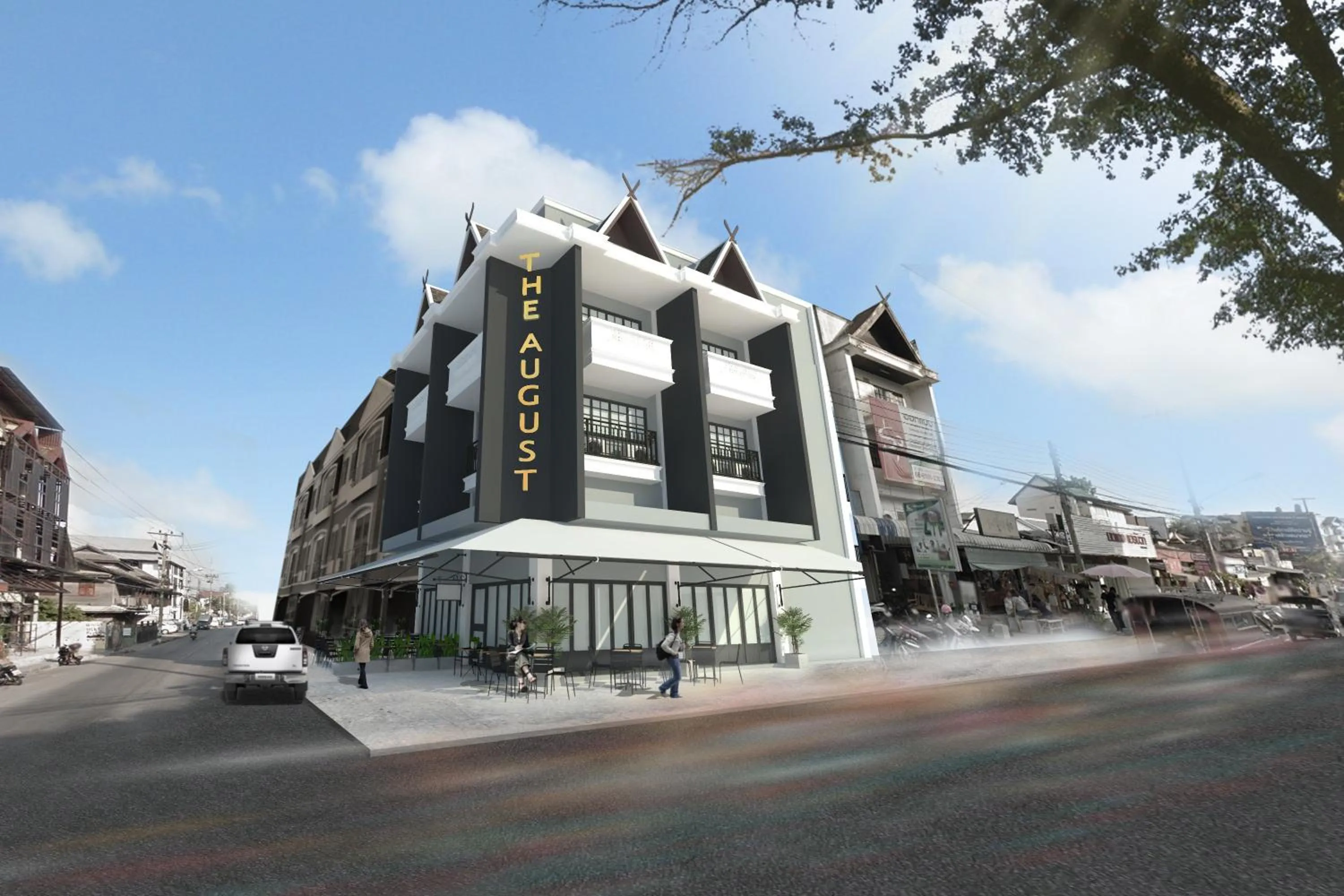 Property building in The August Hostel