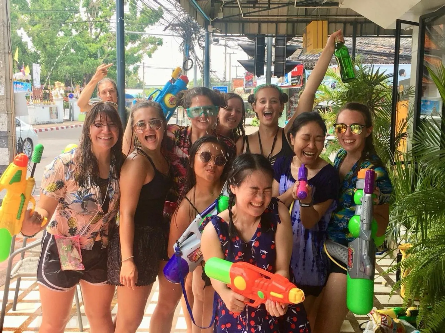 group of guests in The August Hostel