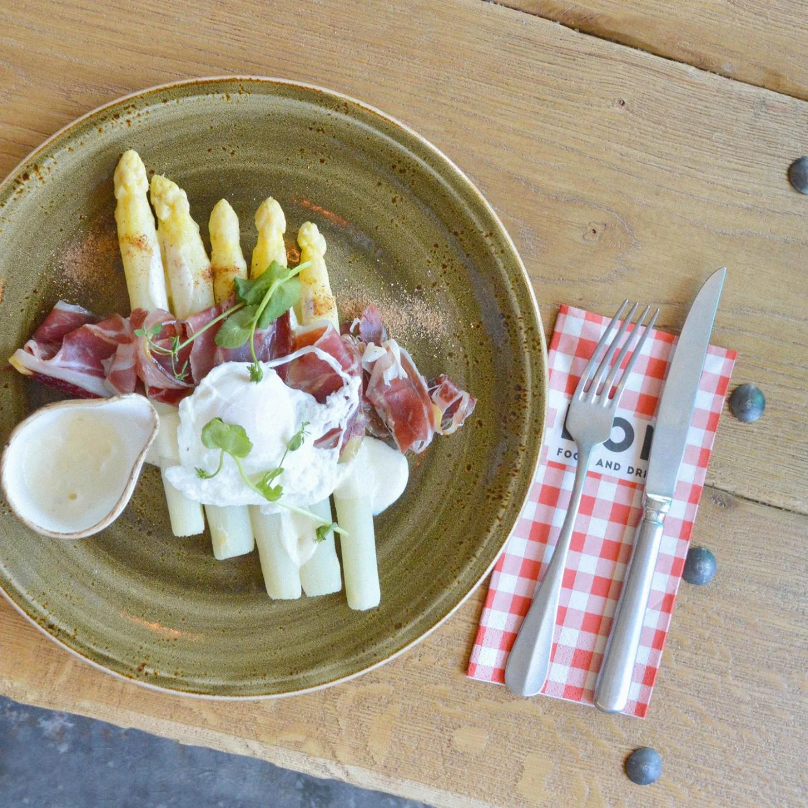 Food close-up in Hotel de la Poste - Relais de Napoleon III