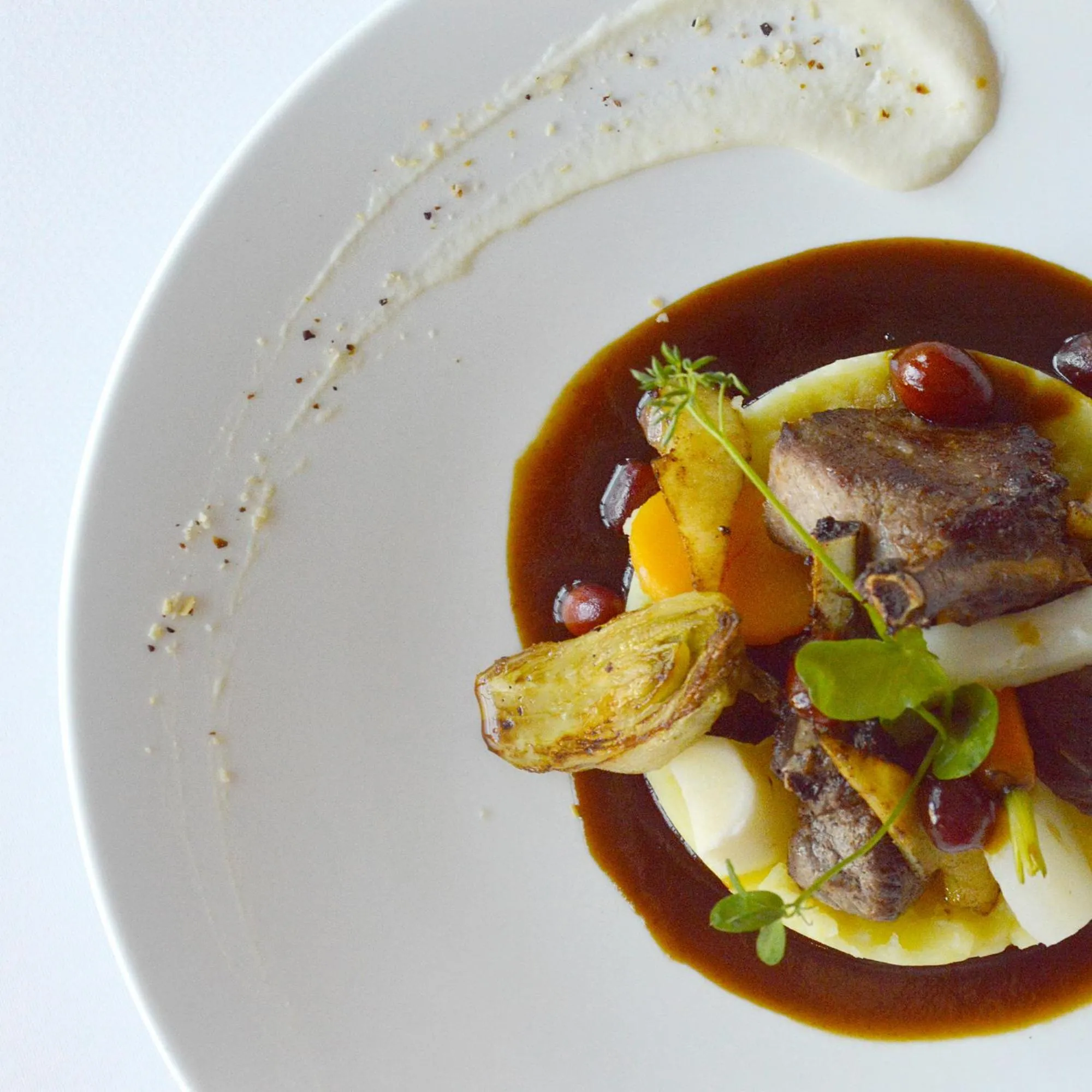 Food close-up in Hotel de la Poste - Relais de Napoleon III