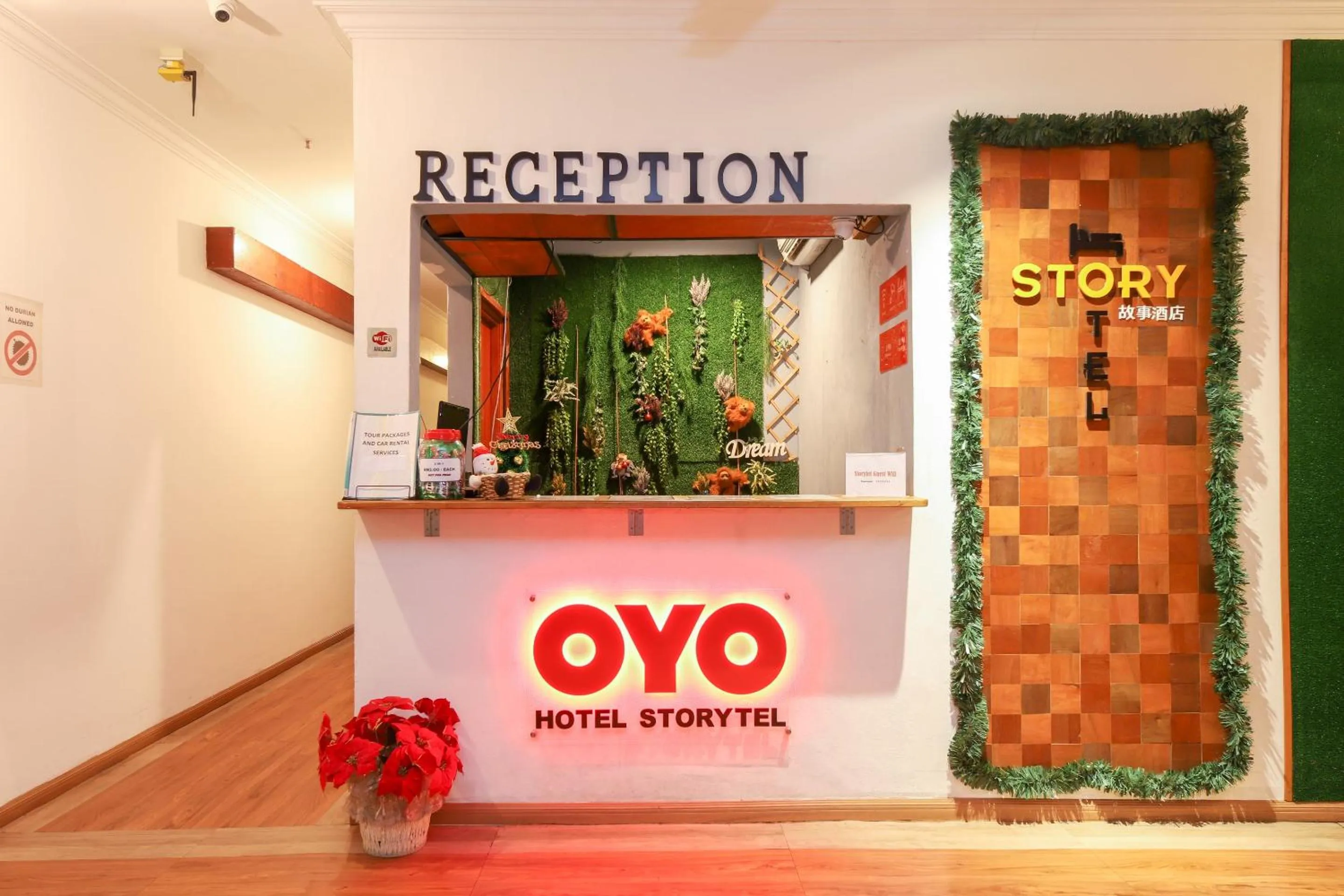 Lobby or reception in OYO 218 Storytel