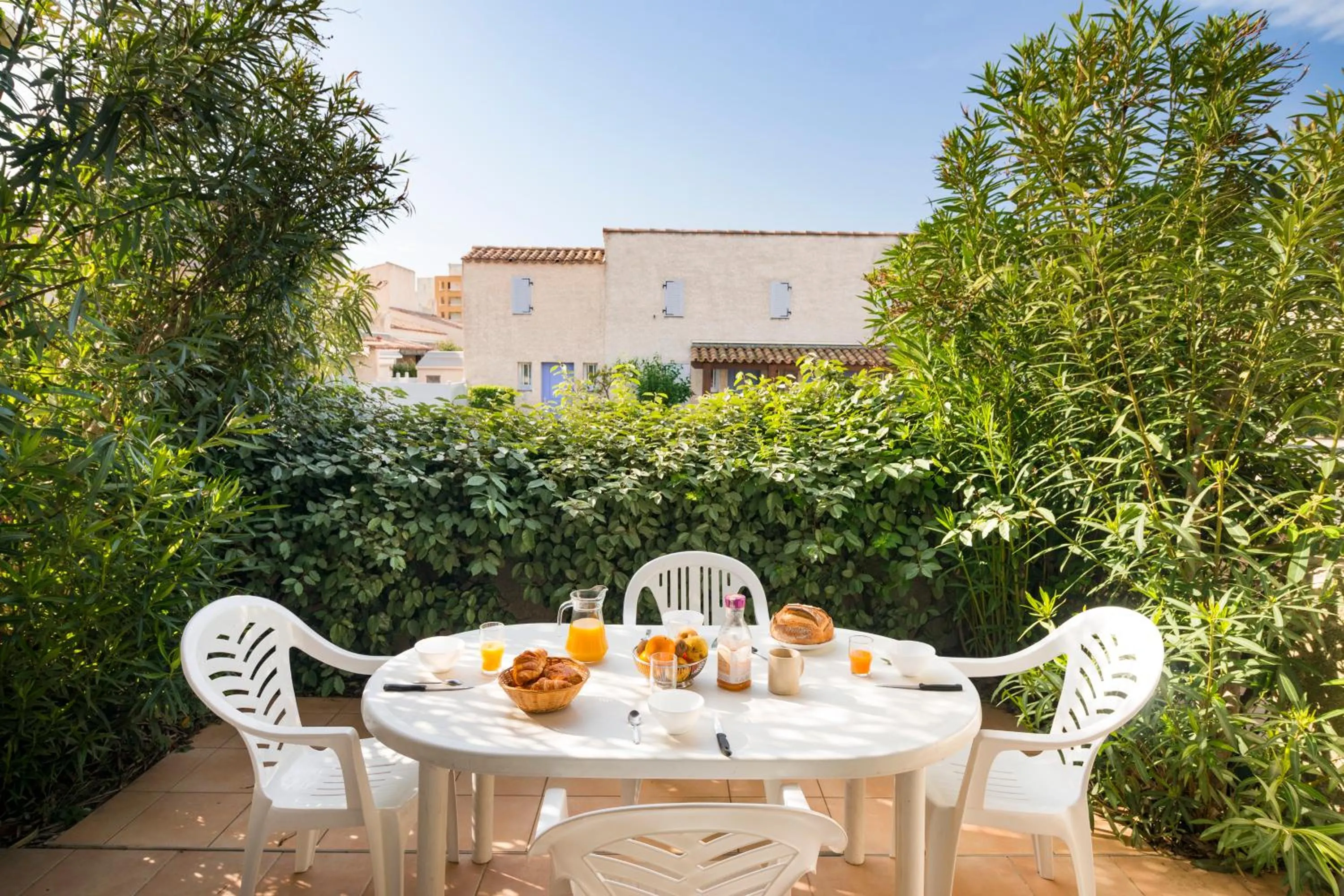 Patio in Vacancéole - Résidence Samaria Village - Hacienda Beach