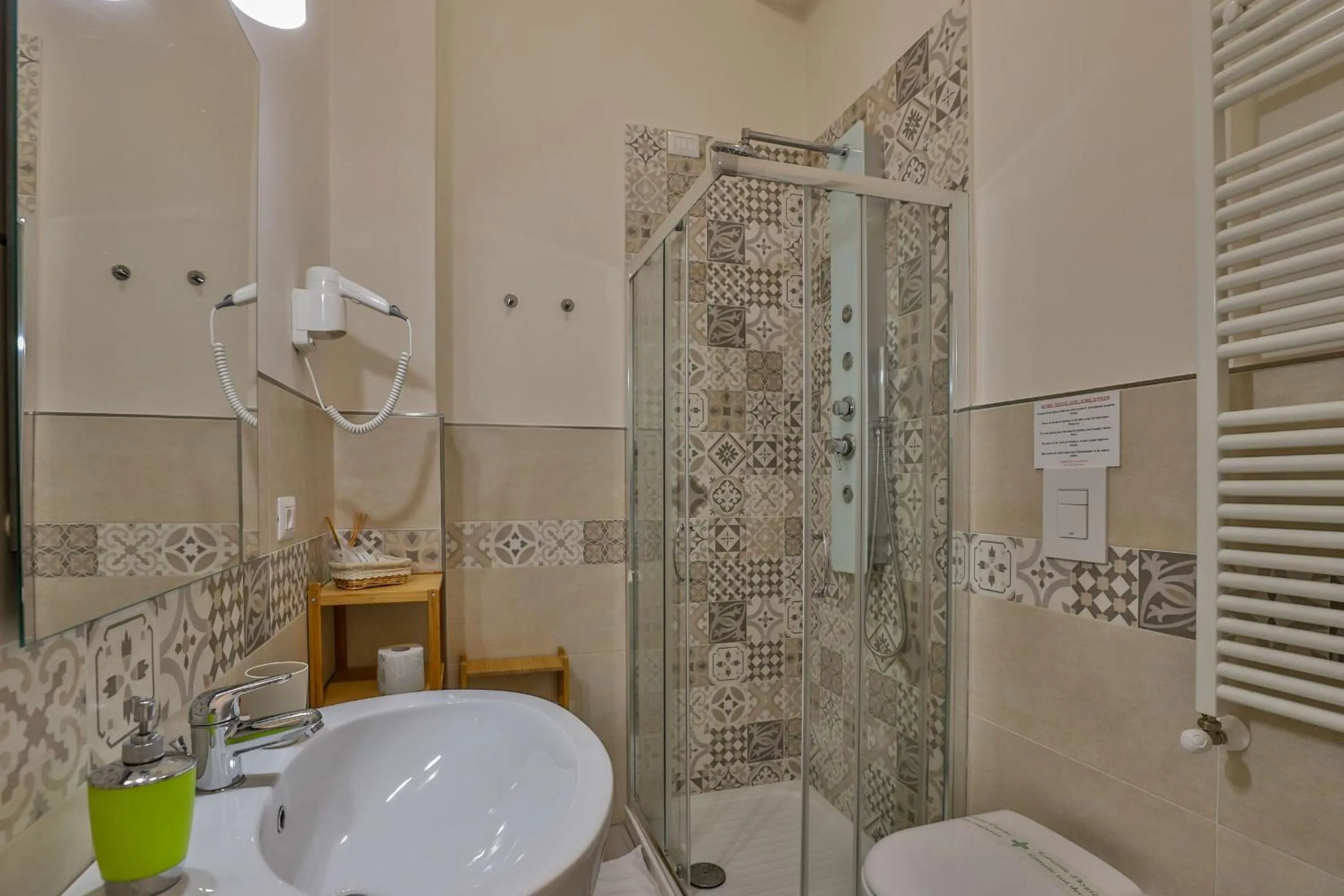 Shower in Residenza Eleonora