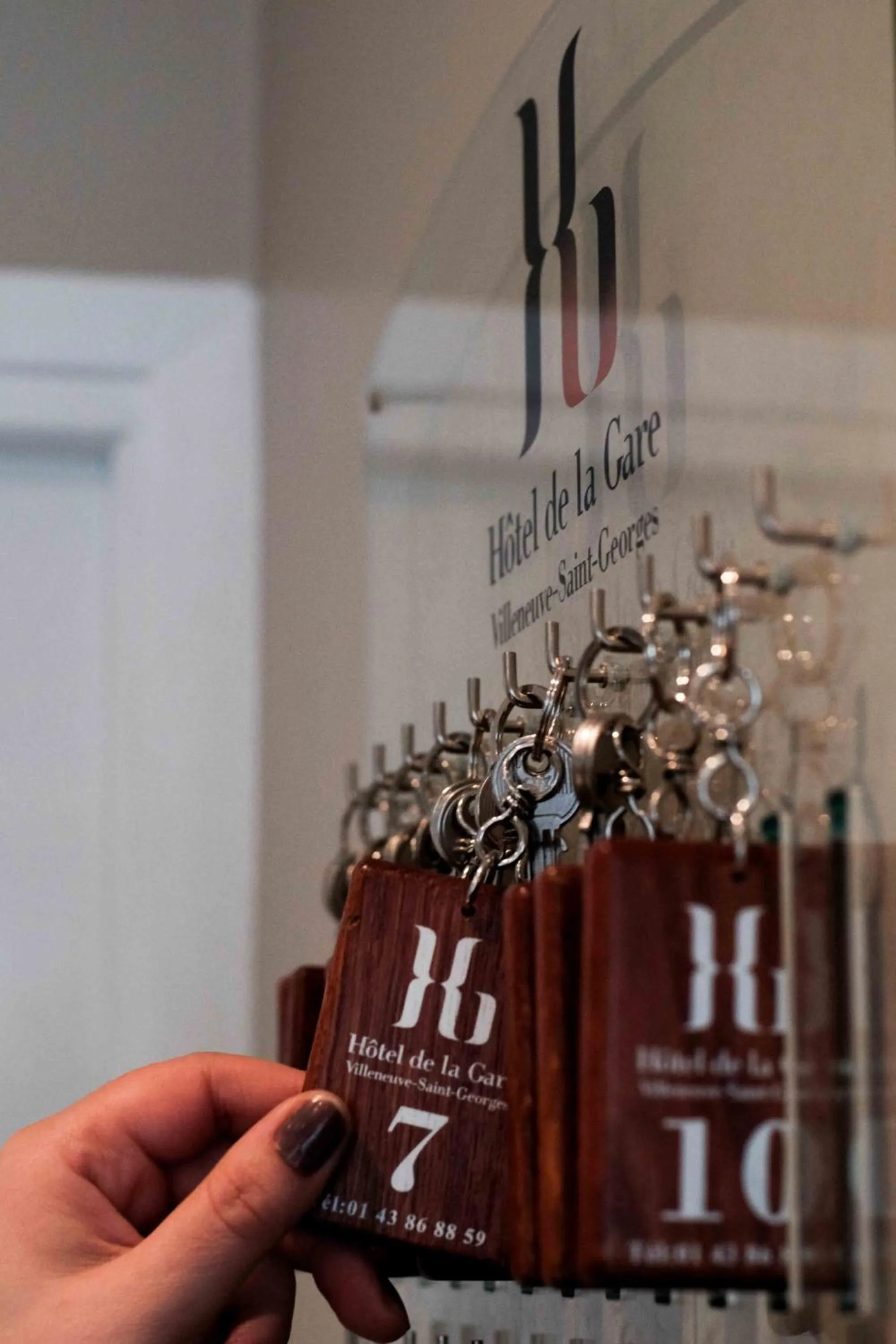 Lobby or reception in Hôtel De La Gare