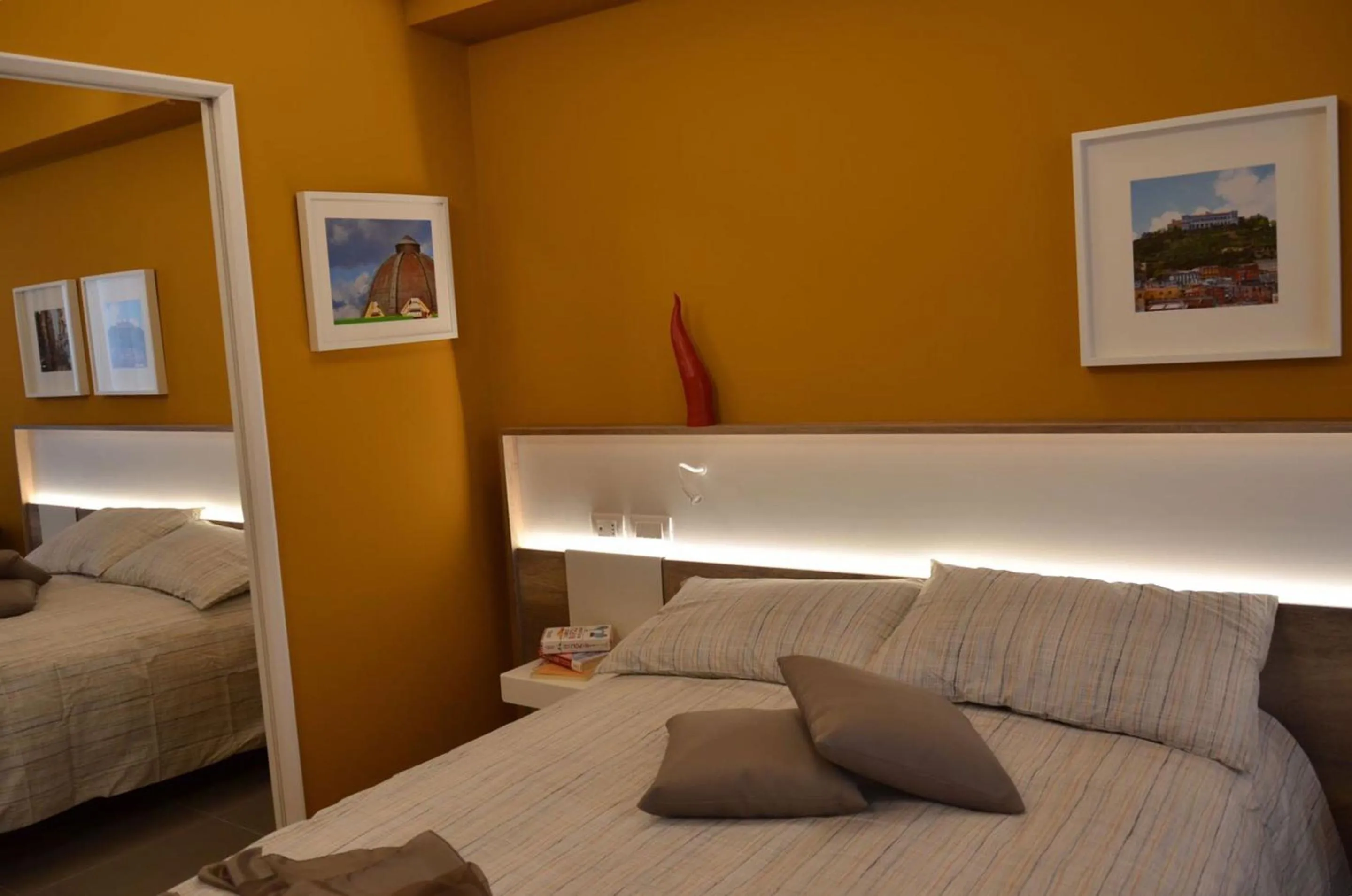 Bedroom, Bed in In Centro B&B