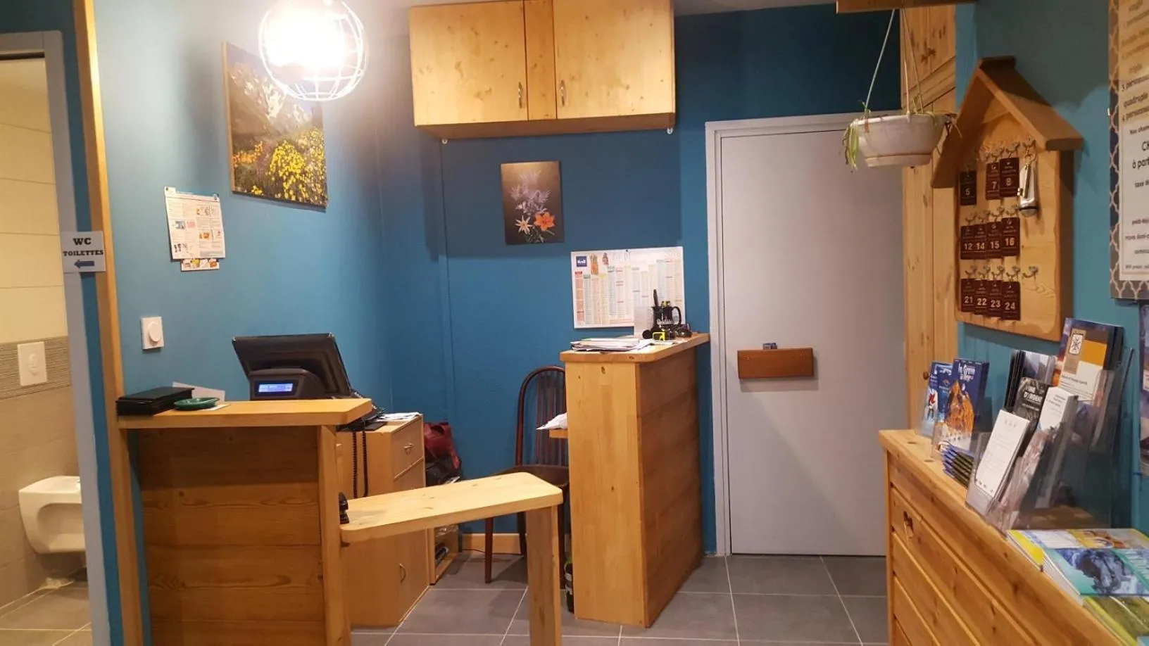 Lobby or reception in Hotel Glaizette