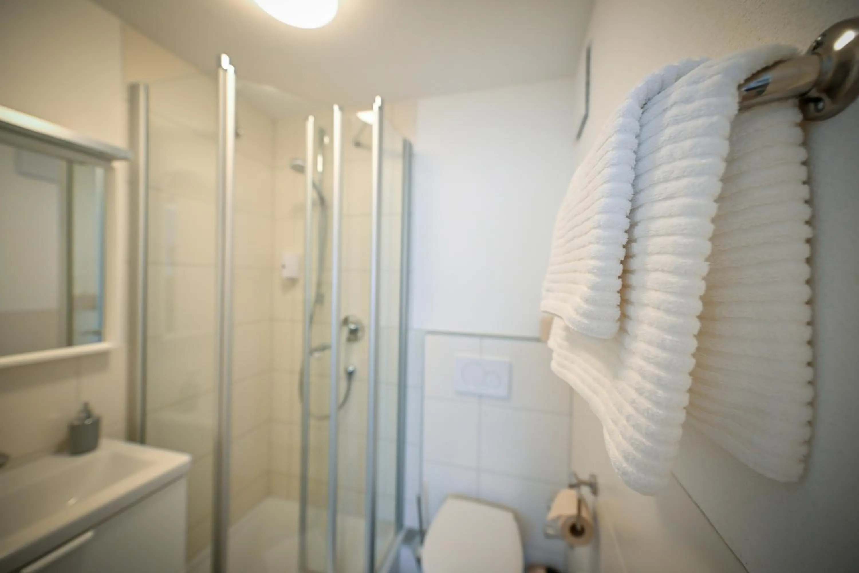 Shower in Hotel Mainblick Garni