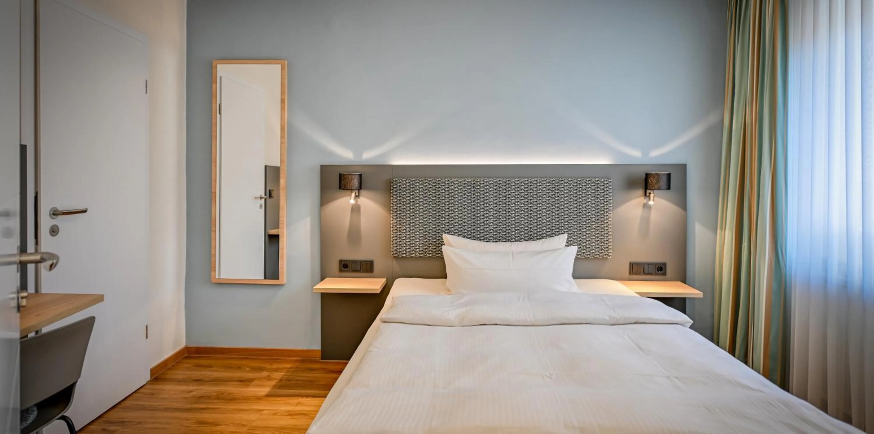 Photo of the whole room, Bed in Hotel Mainblick Garni