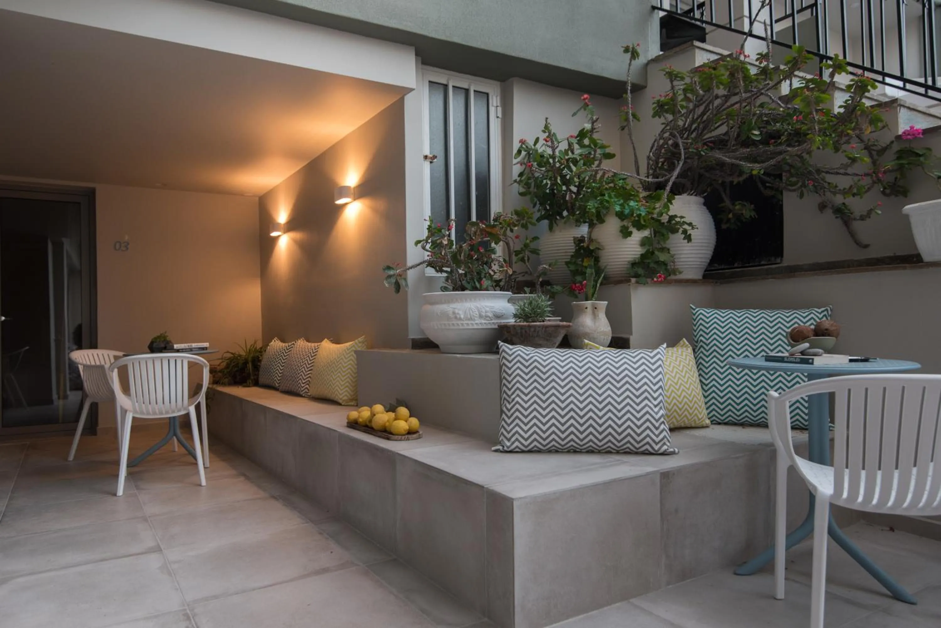 Balcony/Terrace in Sunshine Boutique Hotel by Estia