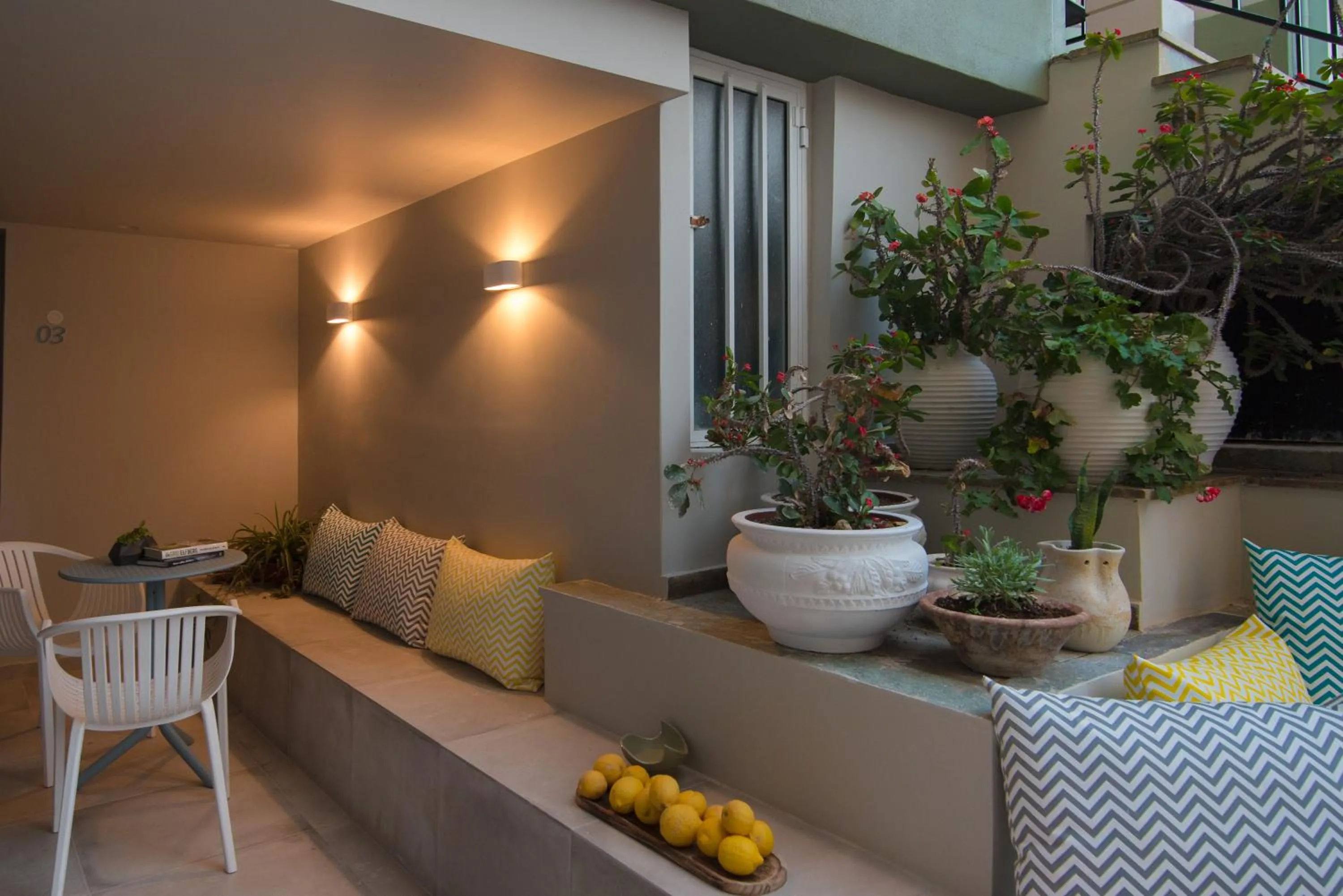 Balcony/Terrace in Sunshine Boutique Hotel by Estia