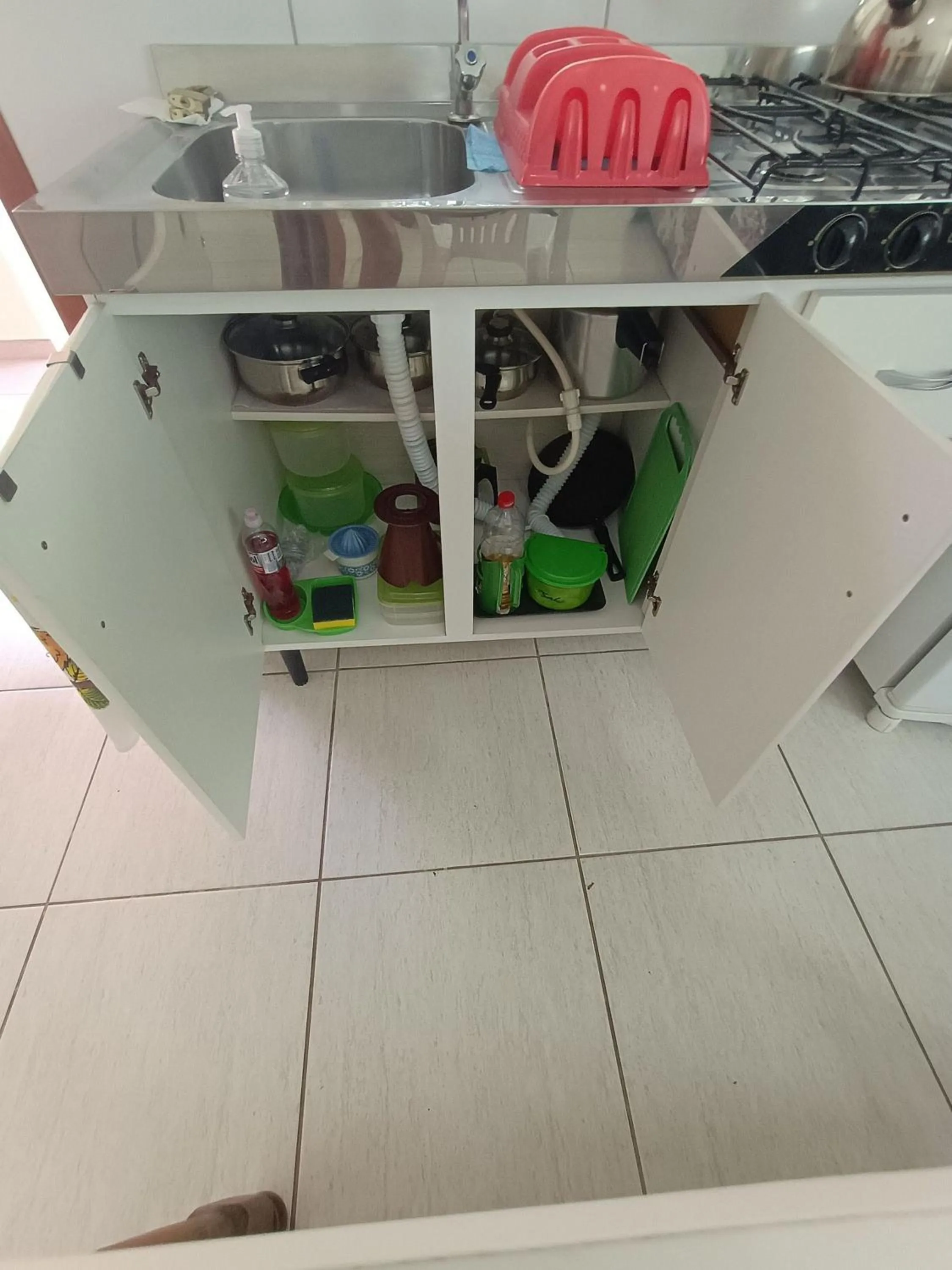 Kitchen or kitchenette in Studio Morro das Pedras