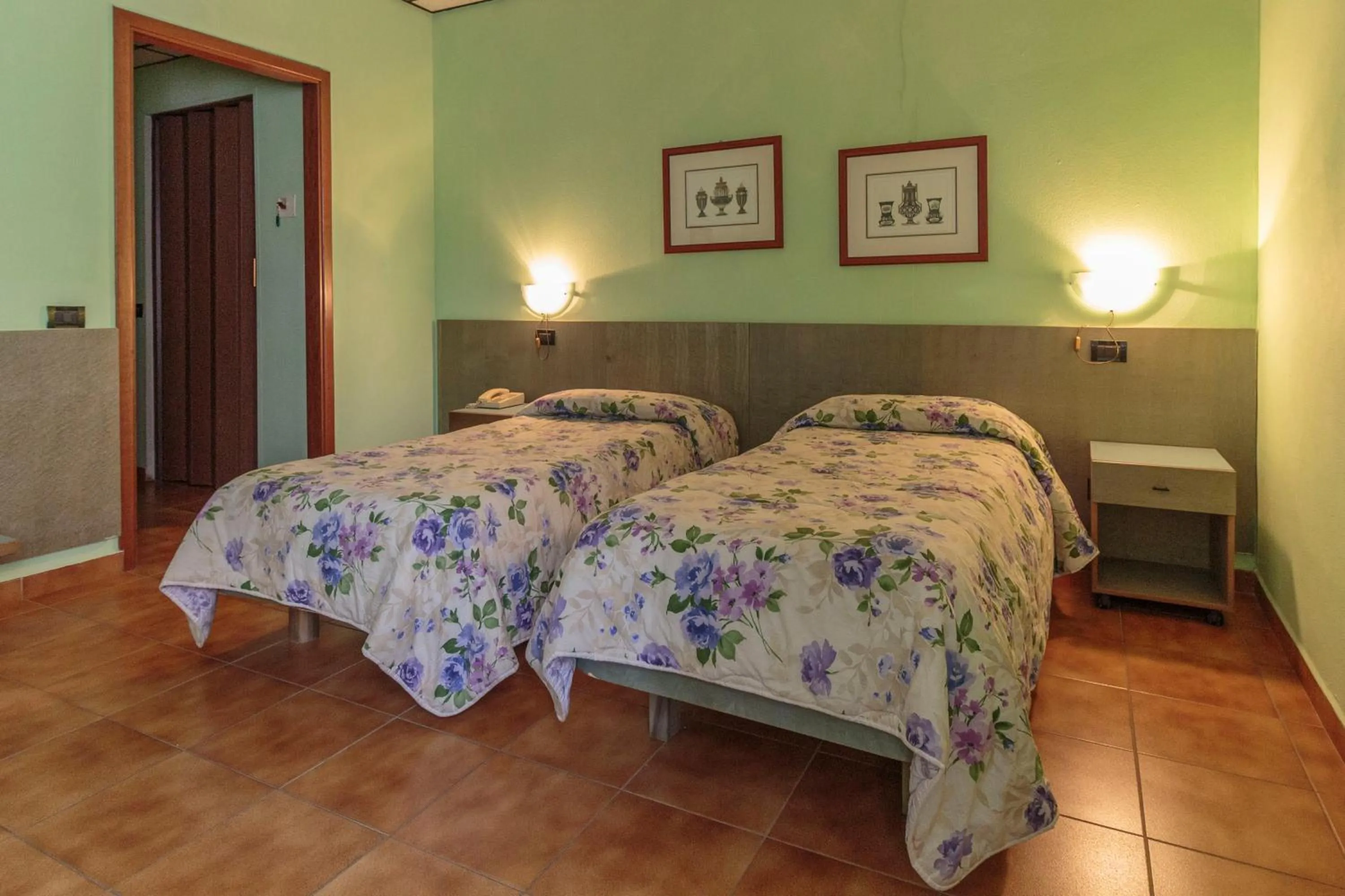 Bed in Hotel Il Telegrafo