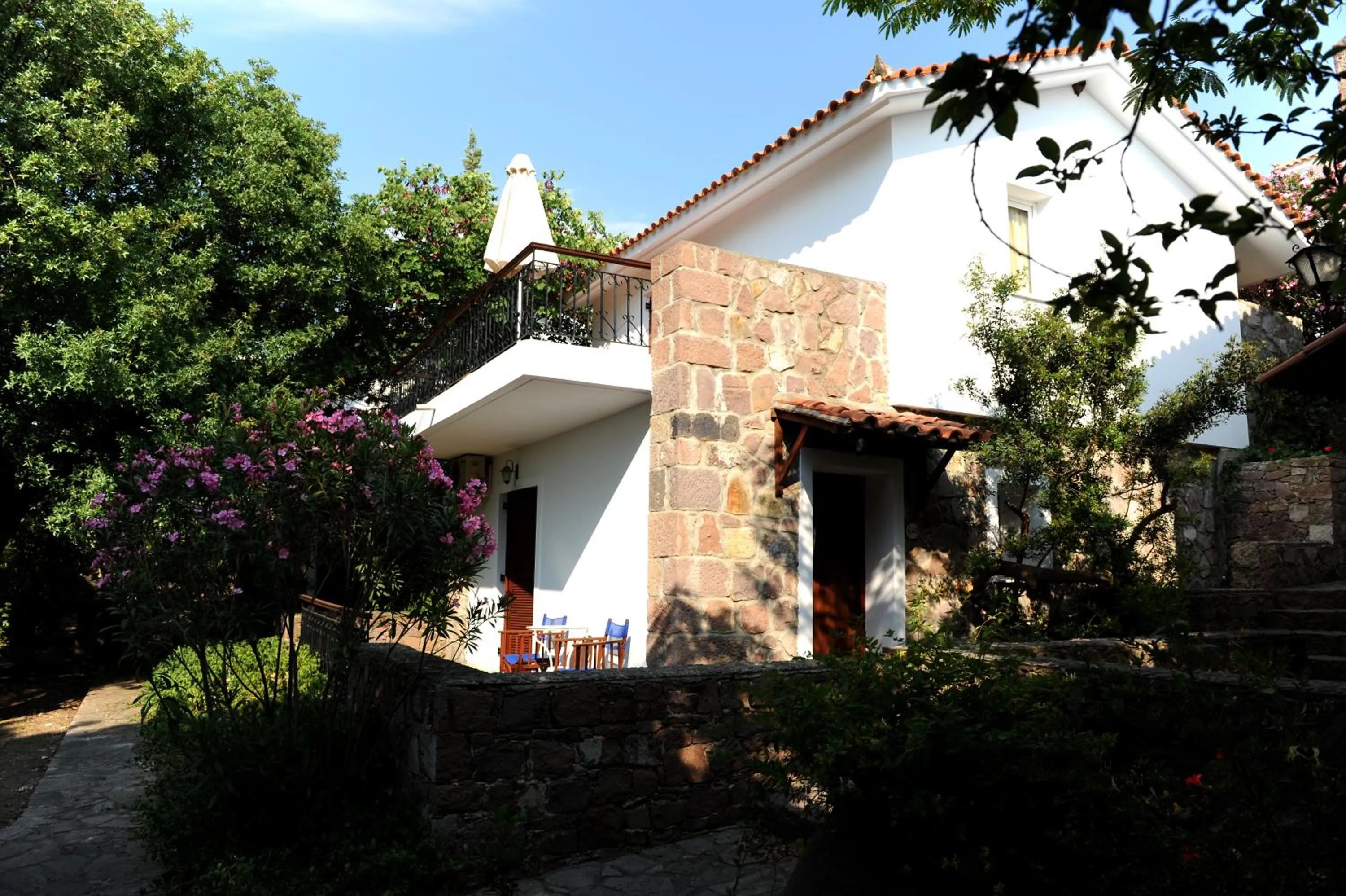 Property building in Delfinia Hotel & Bungalows