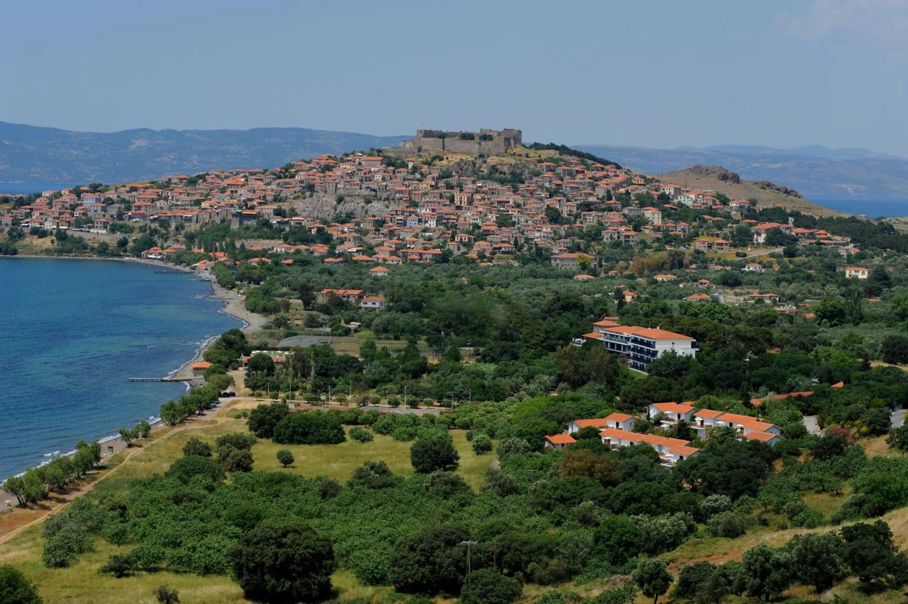 Bird's eye view in Delfinia Hotel & Bungalows
